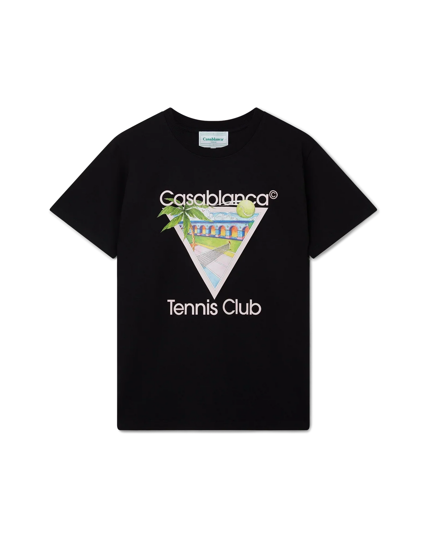 Tennis Club Icon Short Sleeve T-Shirt | Casablanca Paris | Image 1
