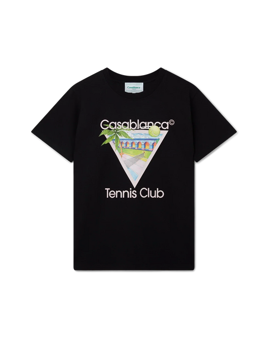 Tennis Club Icon Short Sleeve T-Shirt | Casablanca Paris | Image 1