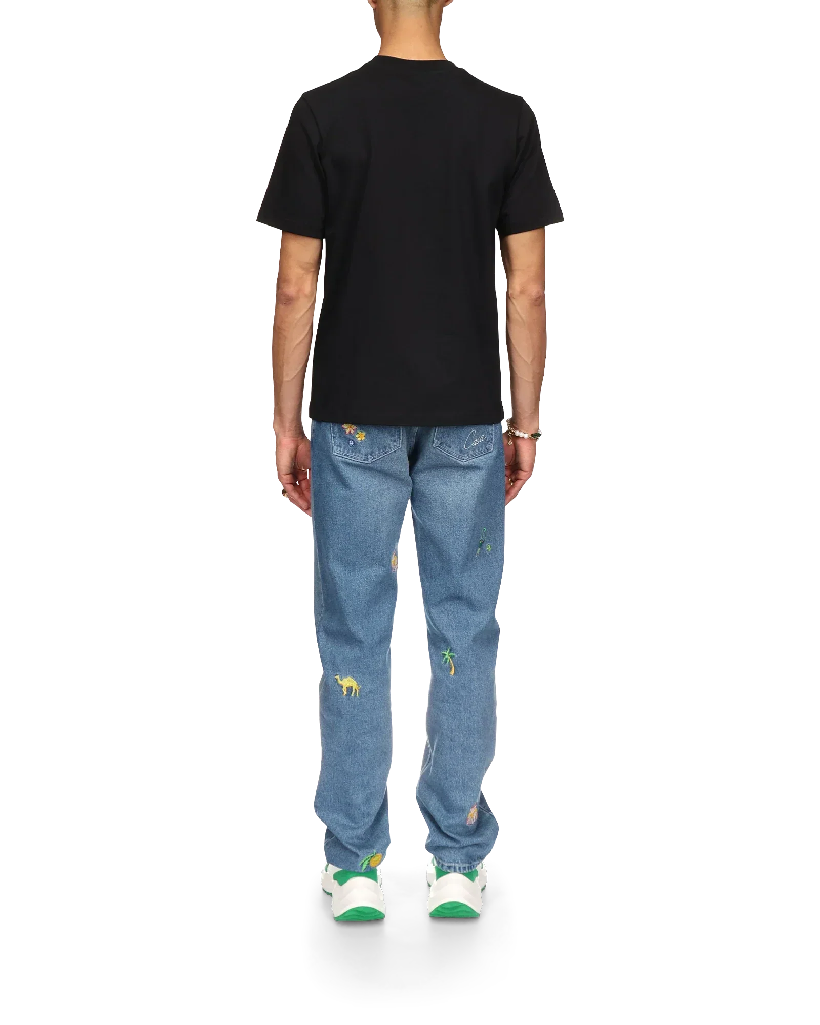 Tennis Club Icon Short Sleeve T-Shirt | Casablanca Paris | Image 4