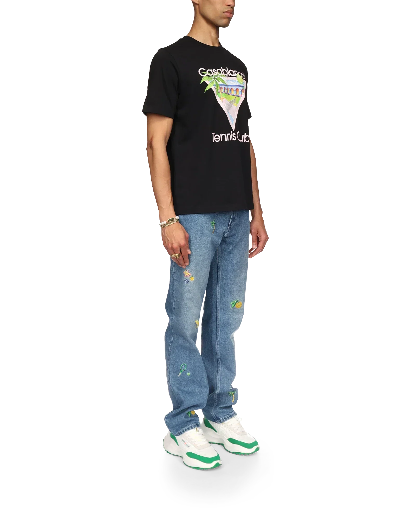 Tennis Club Icon Short Sleeve T-Shirt | Casablanca Paris | Image 5