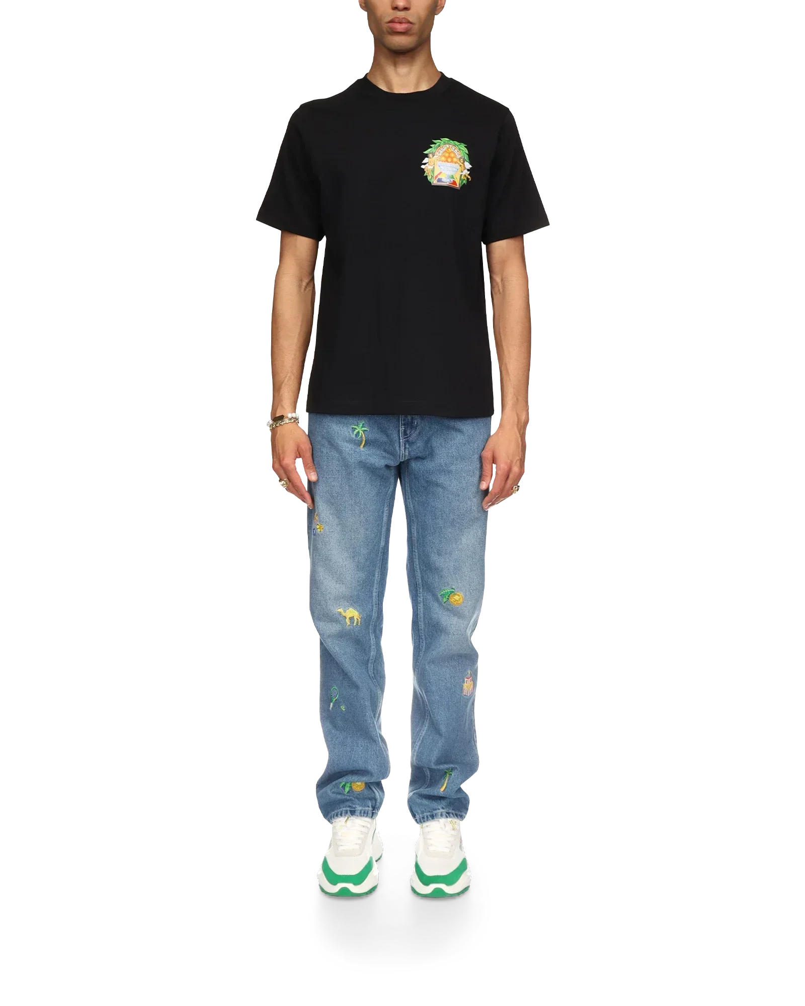 Triomphe D'Orange Short Sleeve T-Shirt | Casablanca Paris | Image 2