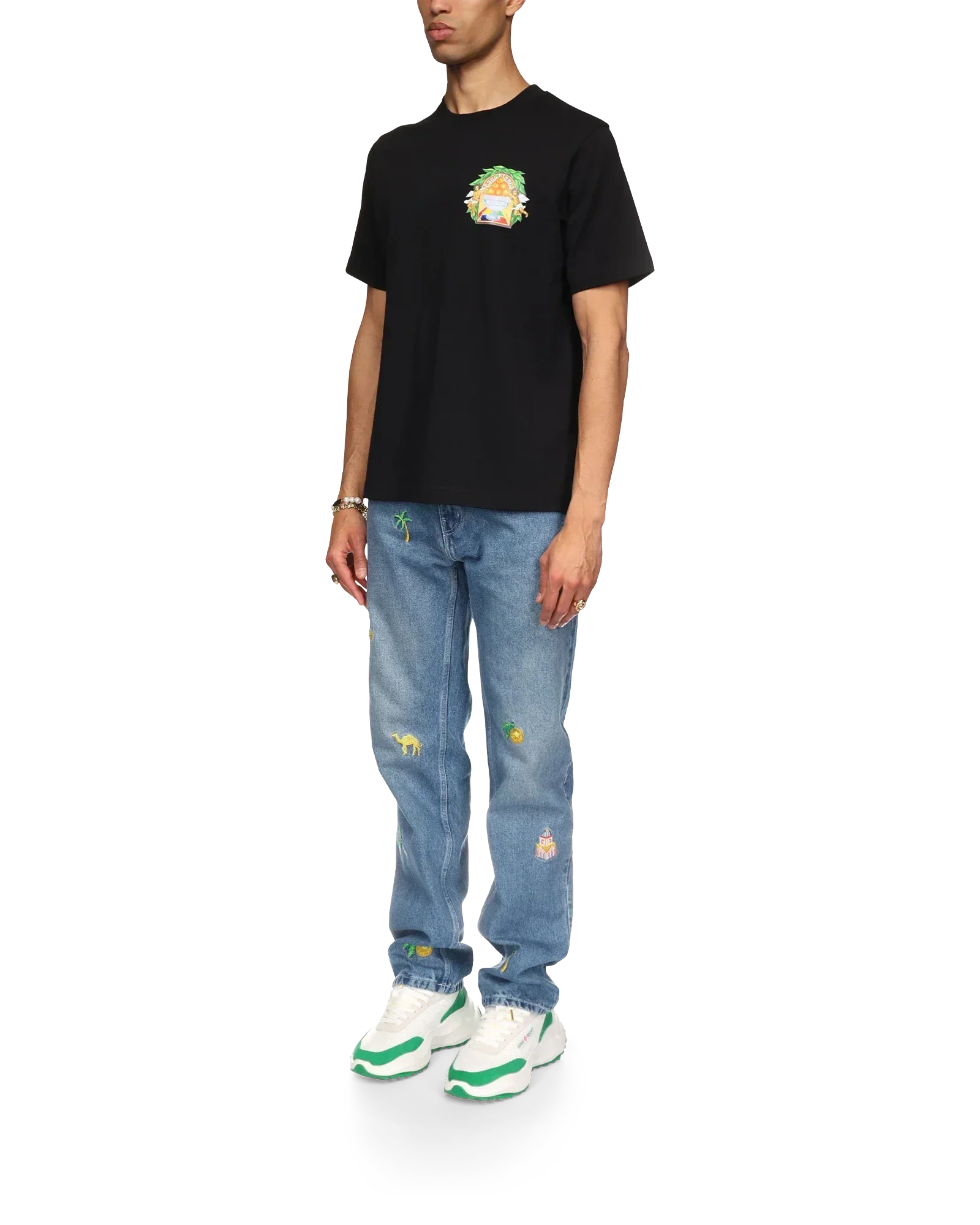 Triomphe D'Orange Short Sleeve T-Shirt | Casablanca Paris | Image 5