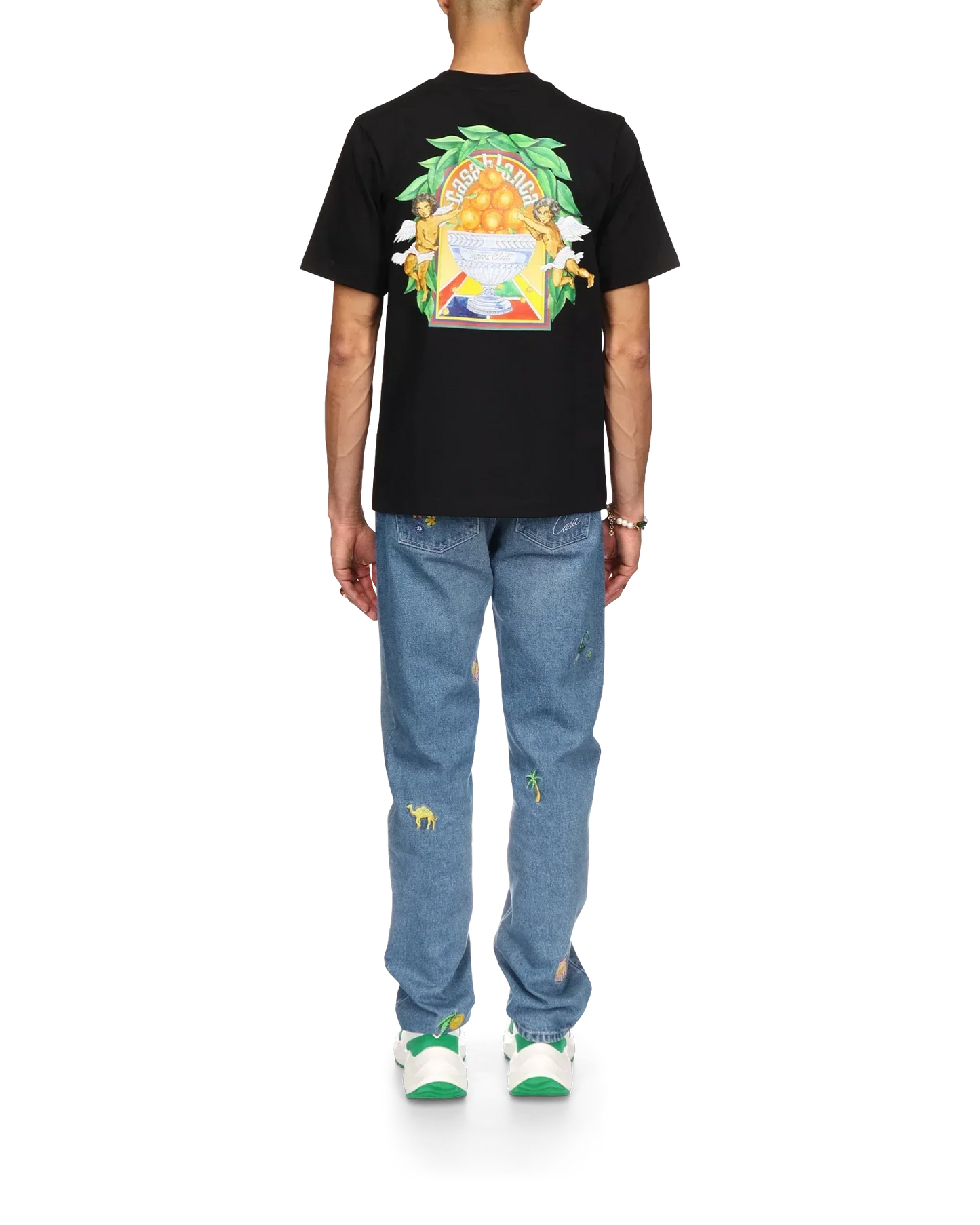 Triomphe D'Orange Short Sleeve T-Shirt | Casablanca Paris | Image 3