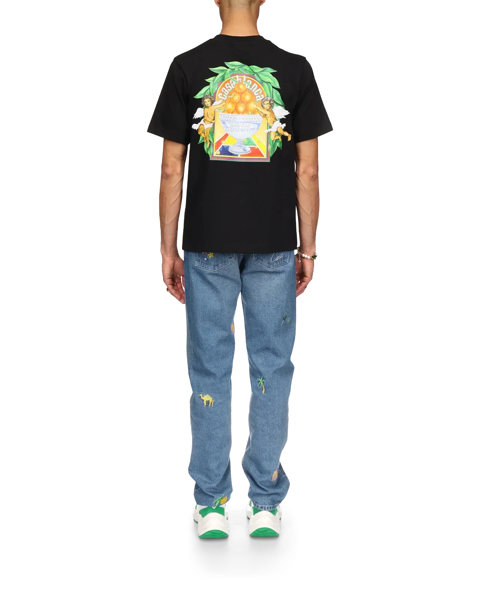 Triomphe D'Orange Short Sleeve T-Shirt | Casablanca Paris | Image 3