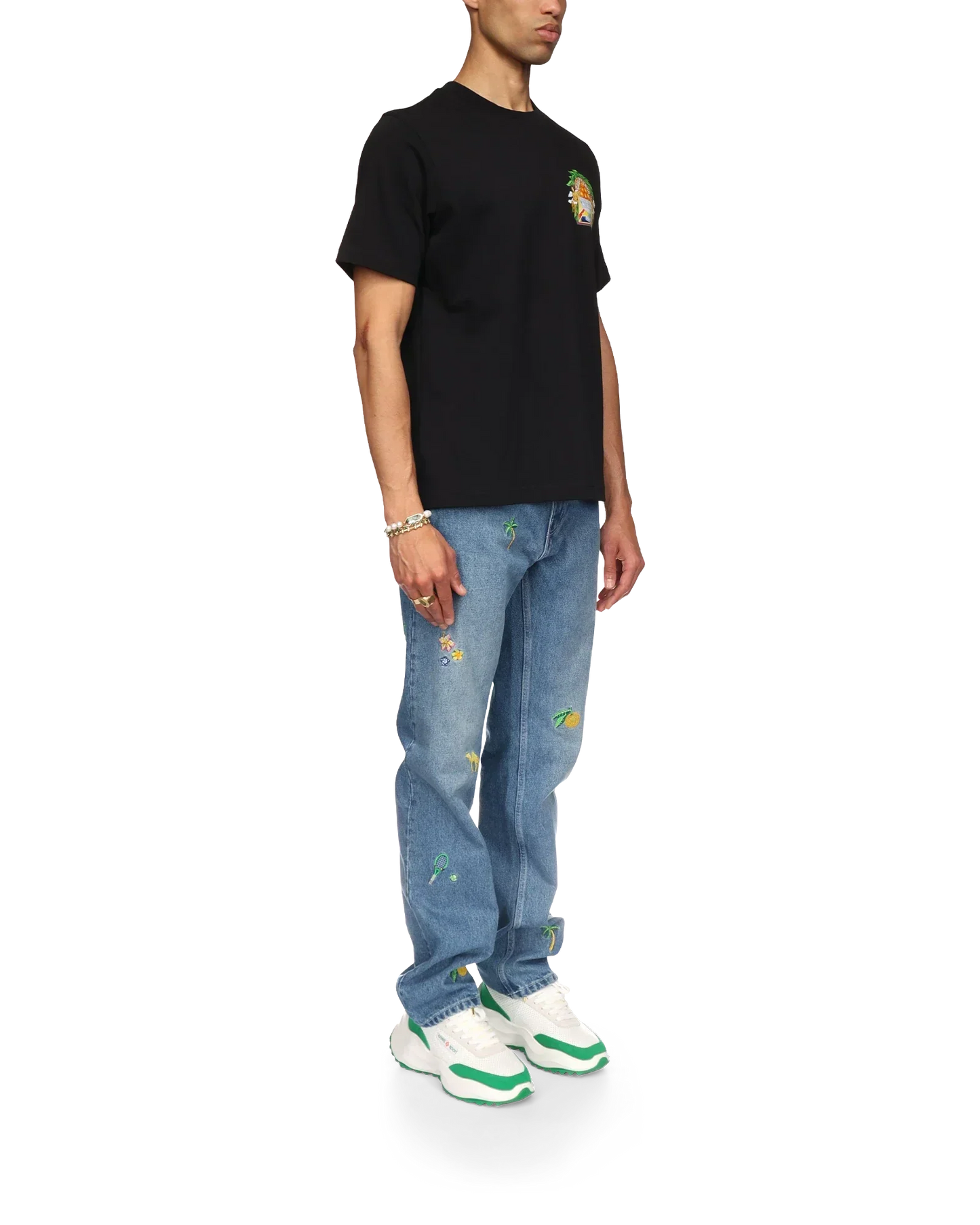 Triomphe D'Orange Short Sleeve T-Shirt | Casablanca Paris | Image 4