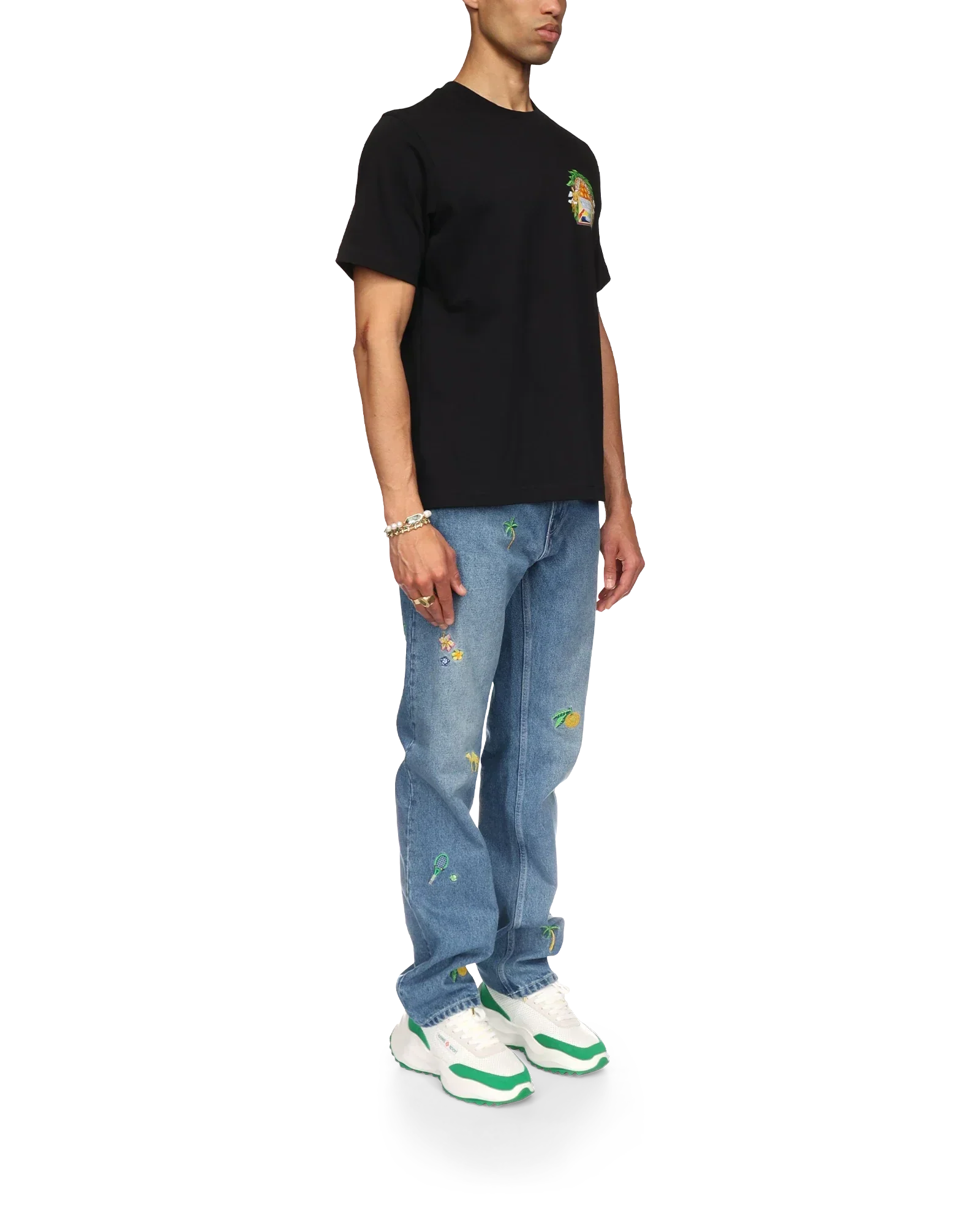 Triomphe D'Orange Short Sleeve T-Shirt | Casablanca Paris | Image 4