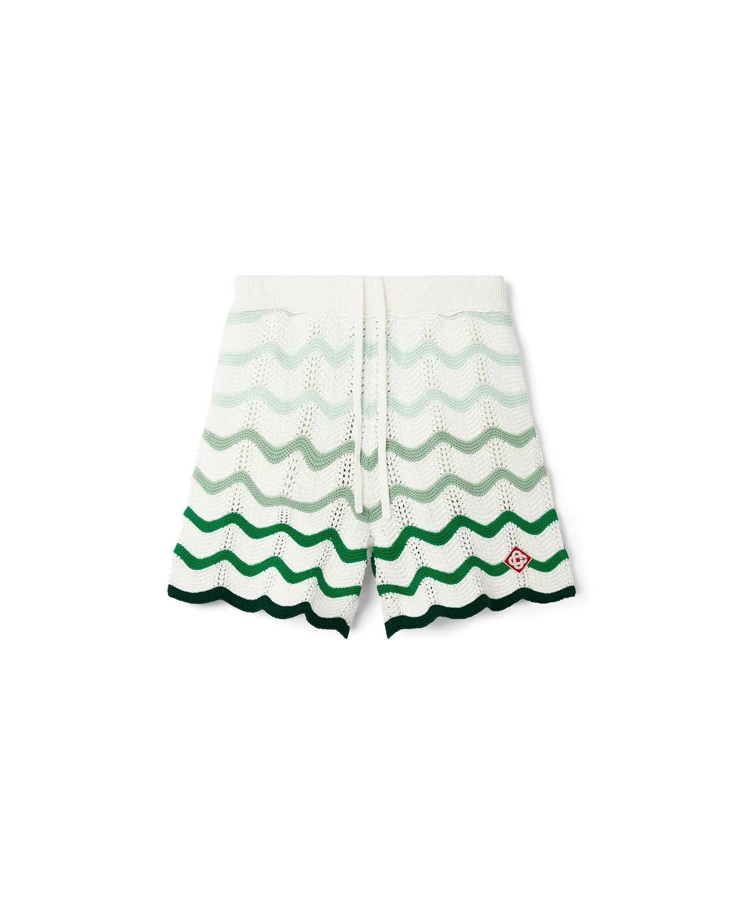 Wavy Gradient Crochet Shorts | Casablanca Paris | Image 1