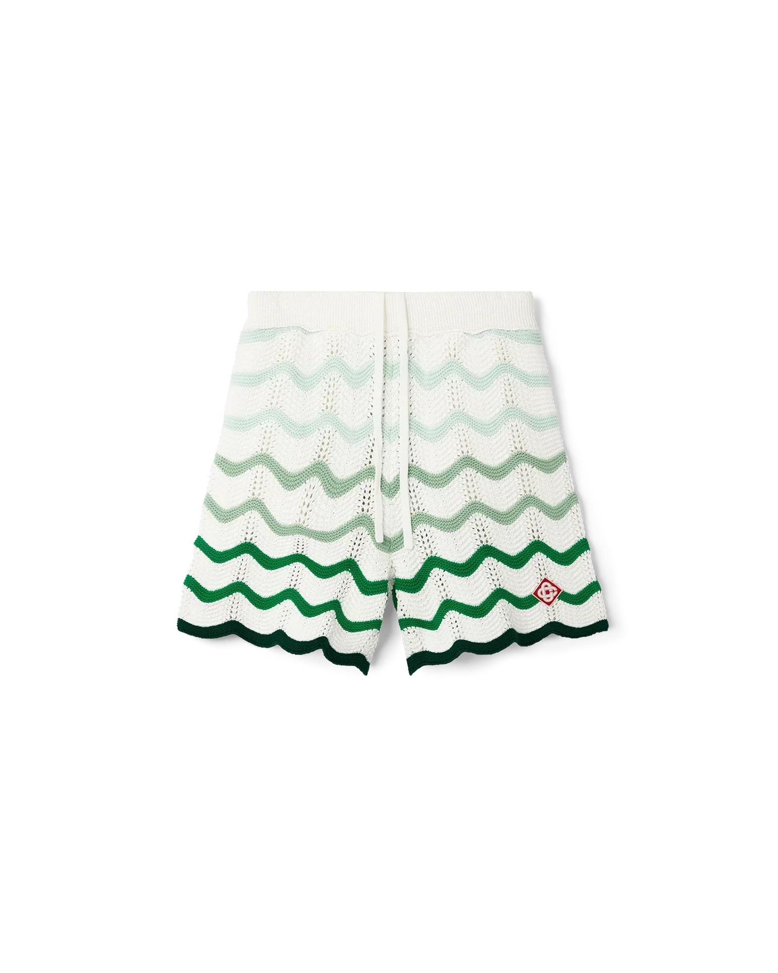 Wavy Gradient Crochet Shorts | Casablanca Paris | Image 1
