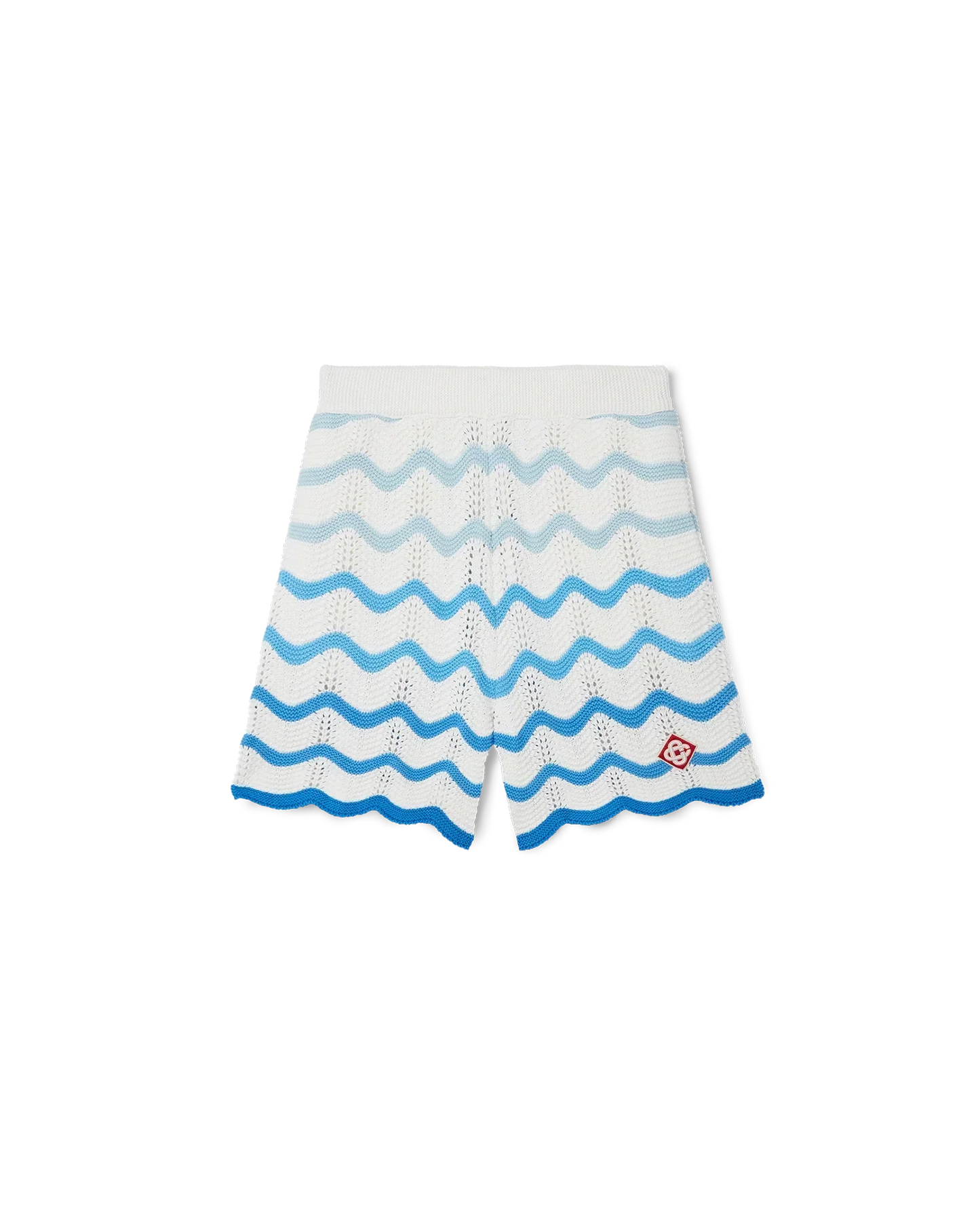 Wavy Gradient Crochet Shorts | Casablanca Paris | Image 1