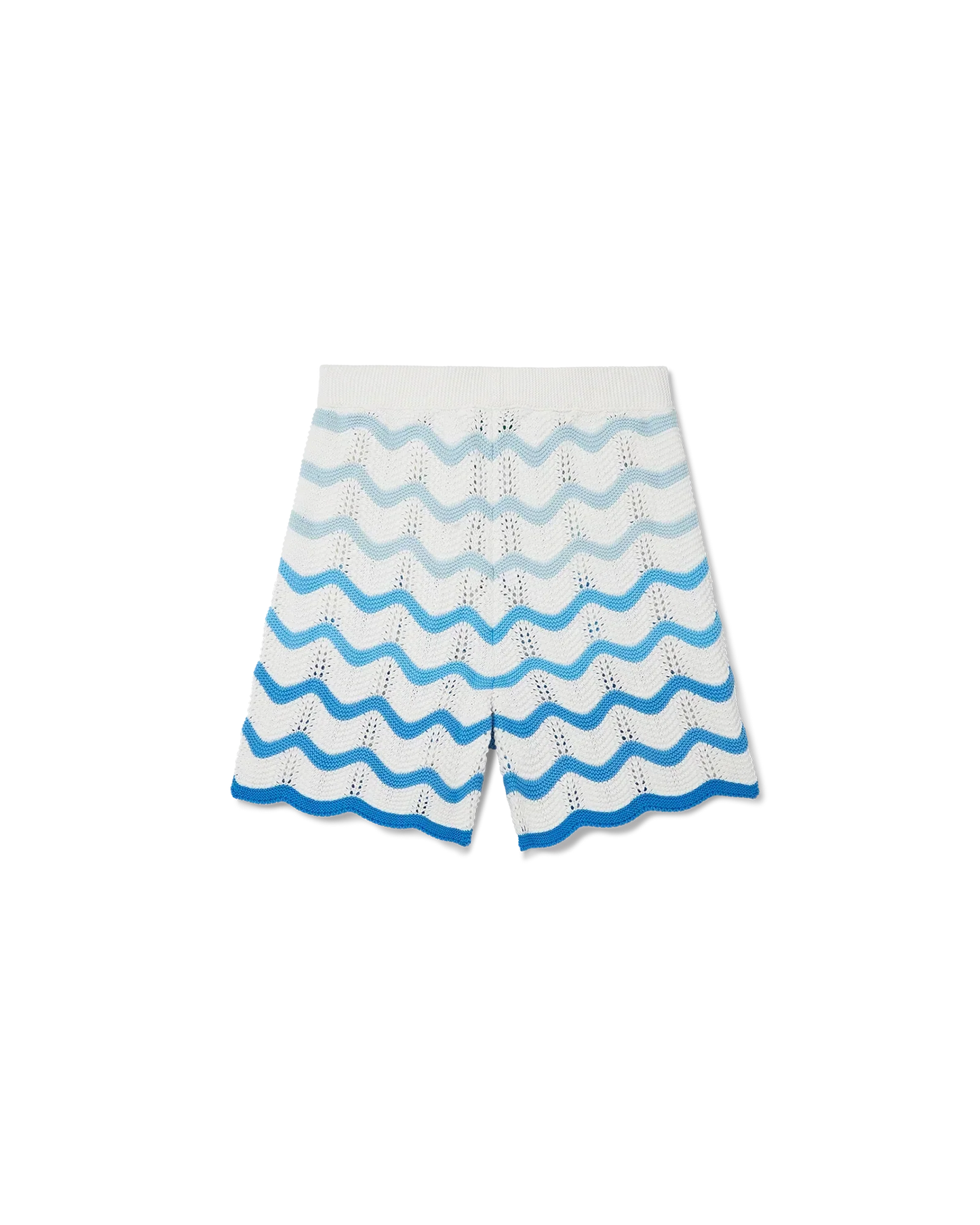 Wavy Gradient Crochet Shorts | Casablanca Paris | Image 6