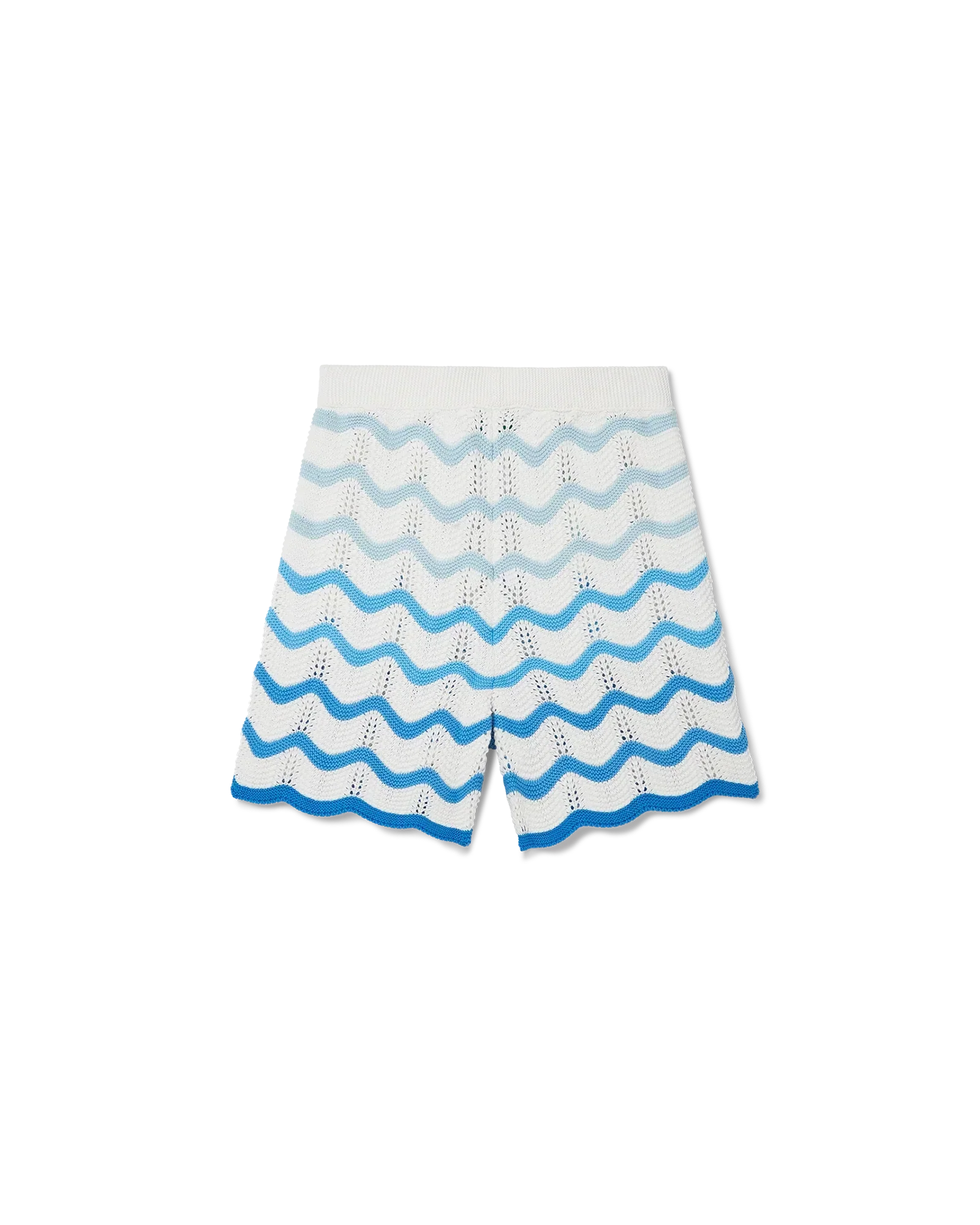 Wavy Gradient Crochet Shorts | Casablanca Paris | Image 6