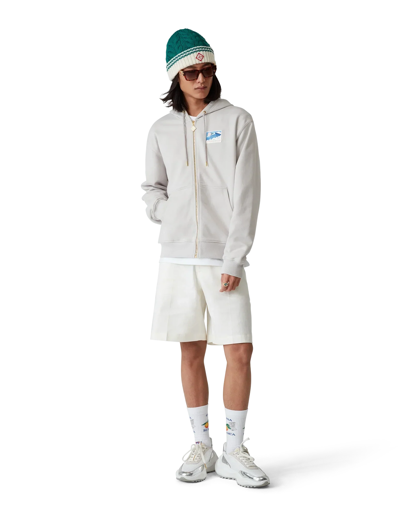 Greek Temple Hooded Sweatshirt | Casablanca Paris | Image 2