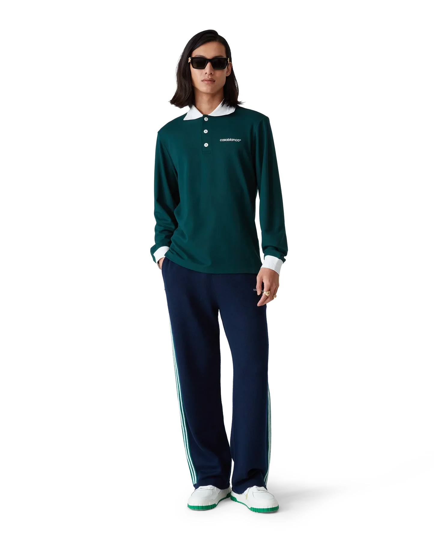 Long Sleeve Polo Shirt | Casablanca Paris | Image 2