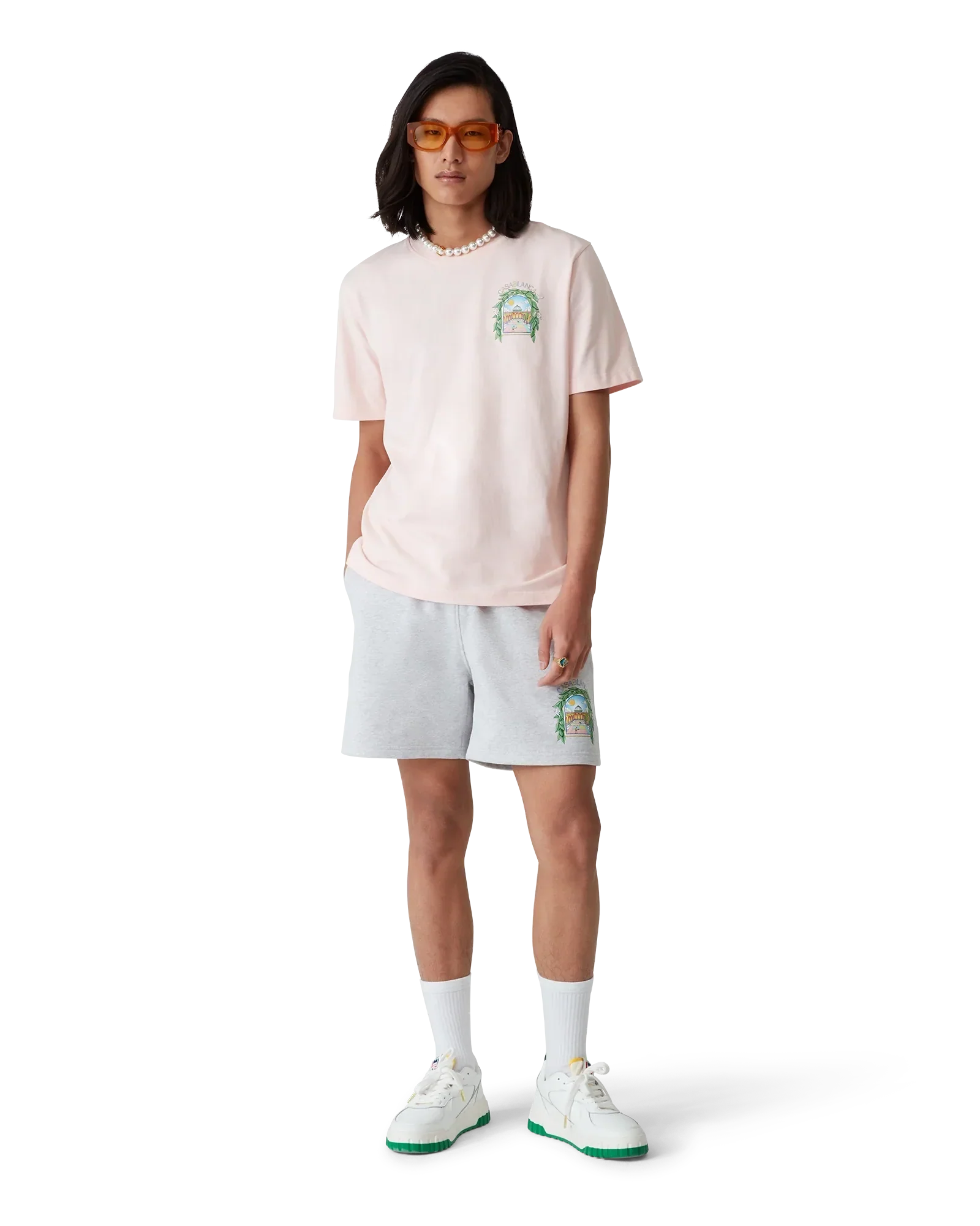 L'Arche De Tennis Sweatshorts | Casablanca Paris | Image 2