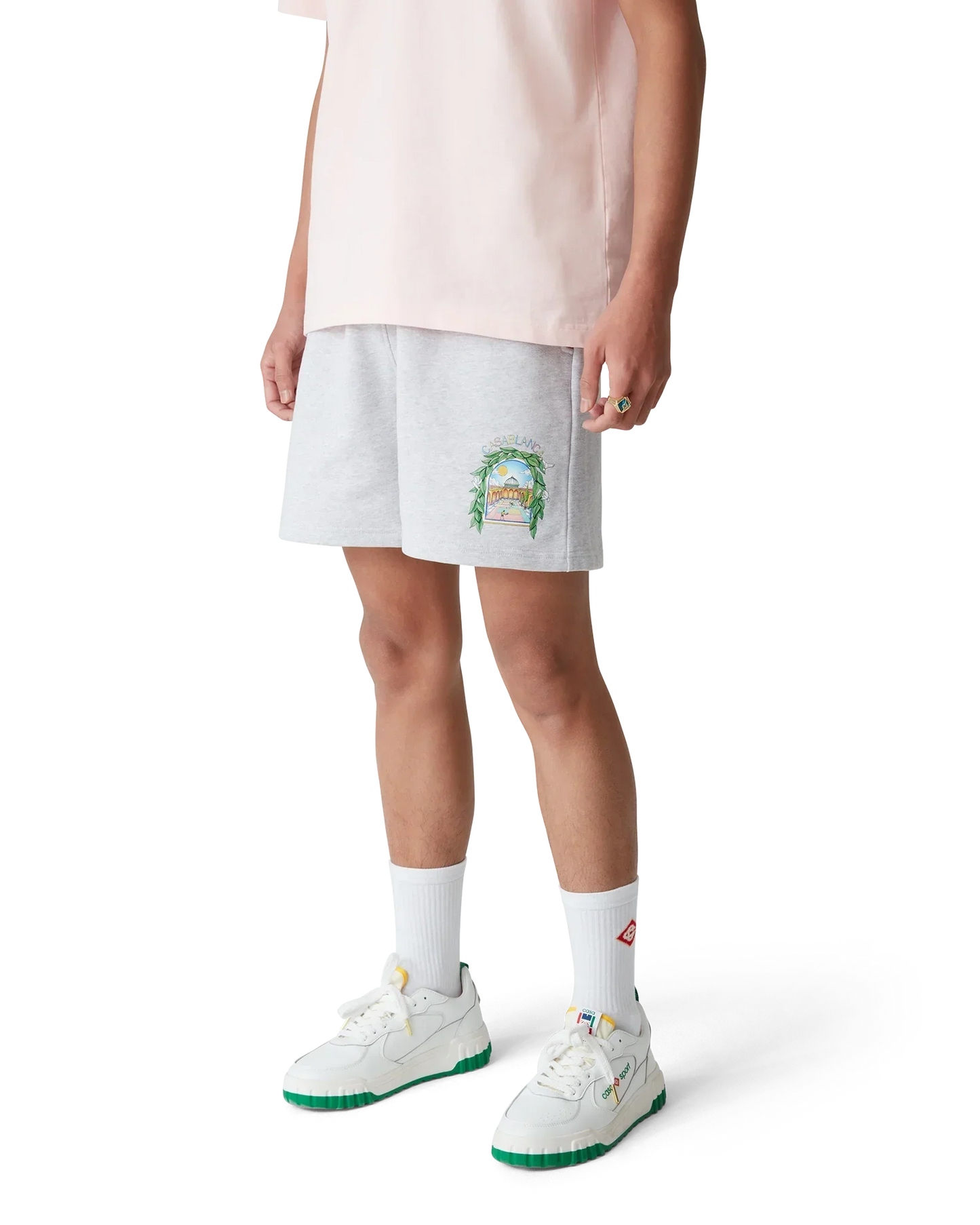L'Arche De Tennis Sweatshorts | Casablanca Paris | Image 4