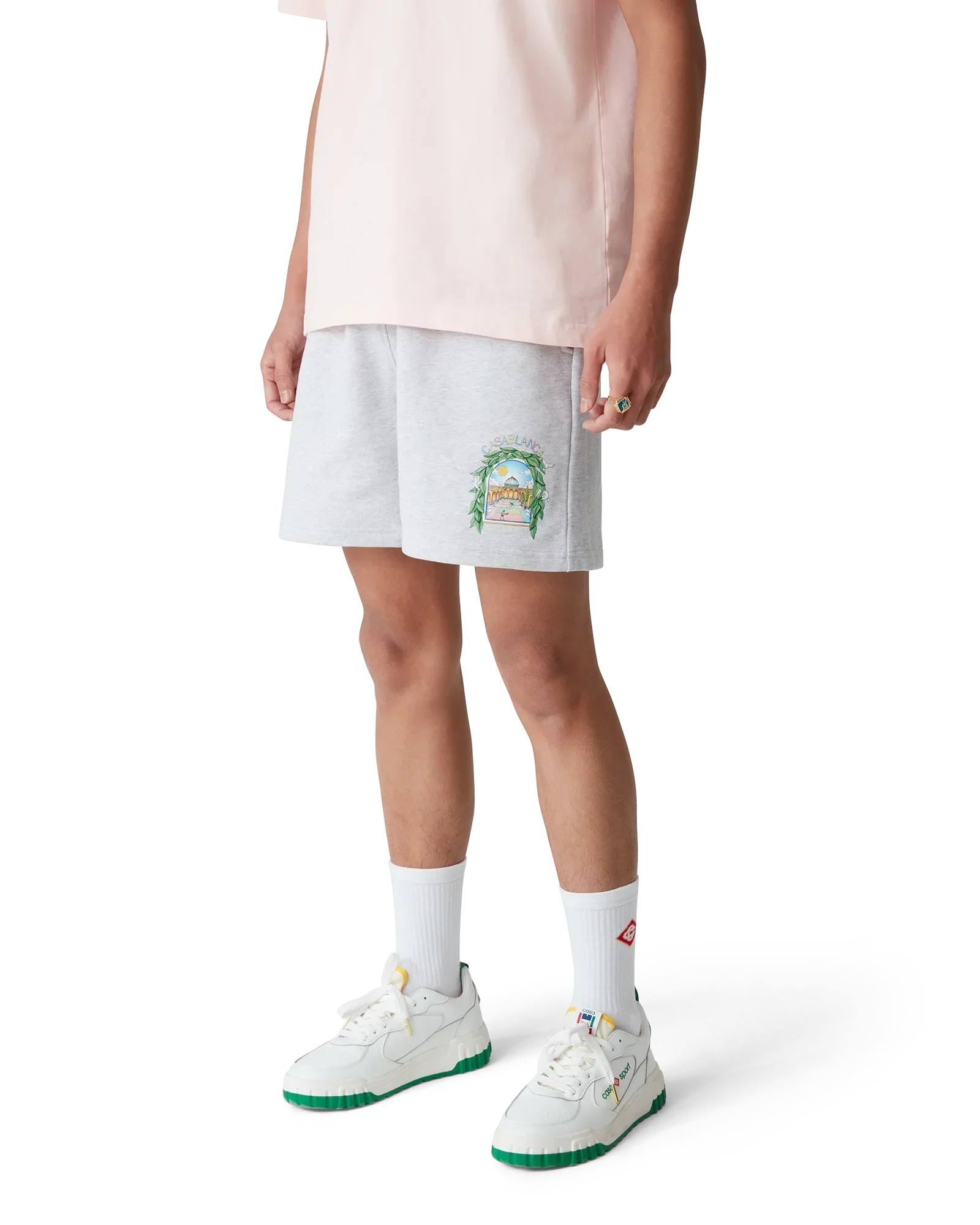 L'Arche De Tennis Sweatshorts | Casablanca Paris | Image 4