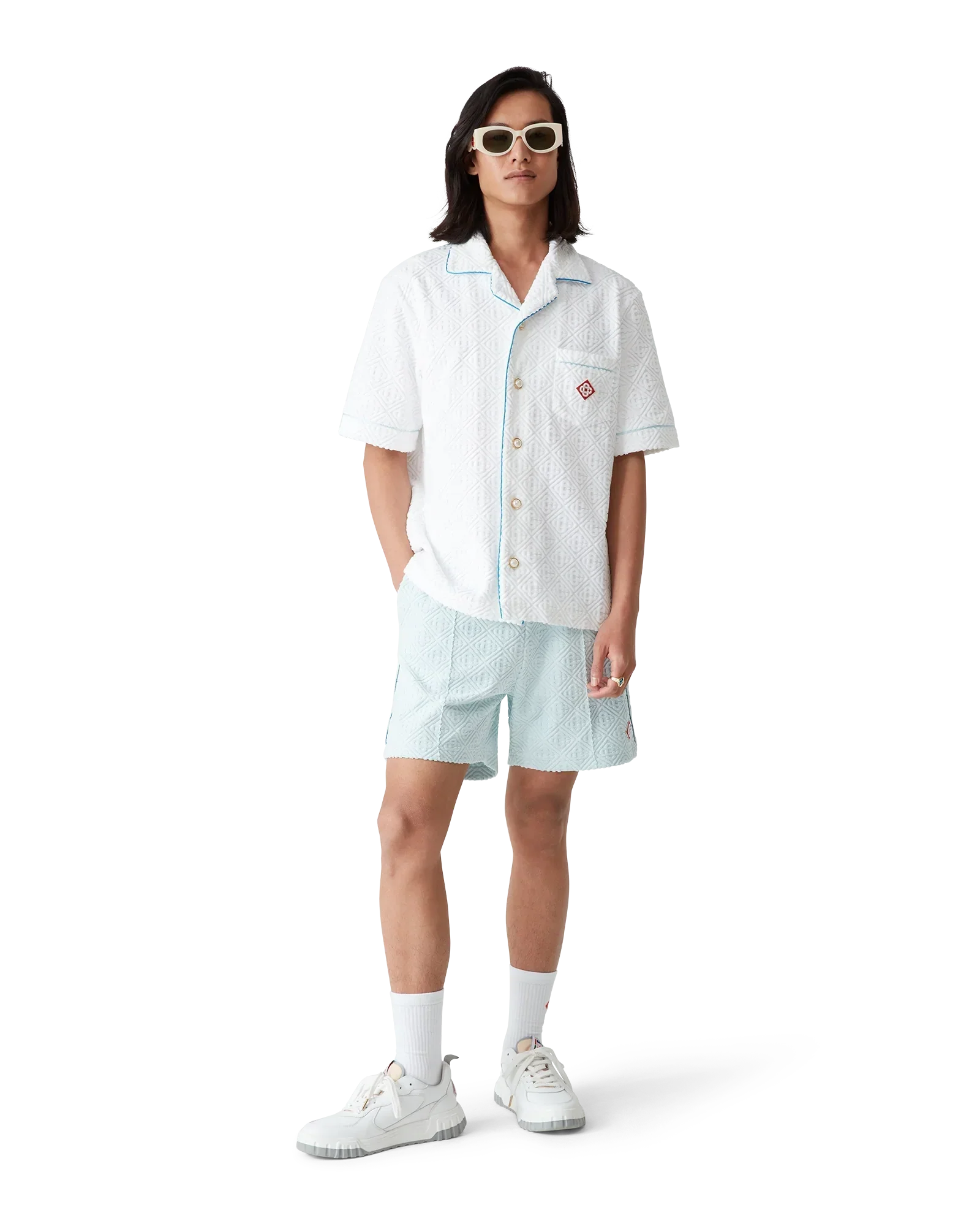 Monogram Towelling Shorts | Casablanca Paris | Image 2