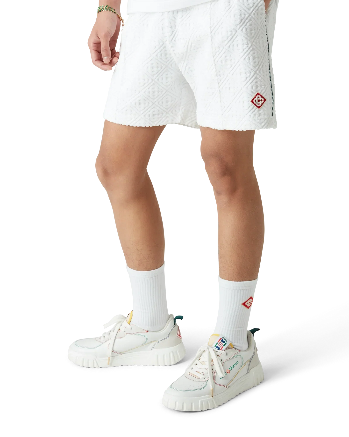 Monogram Towelling Shorts | Casablanca Paris | Image 4