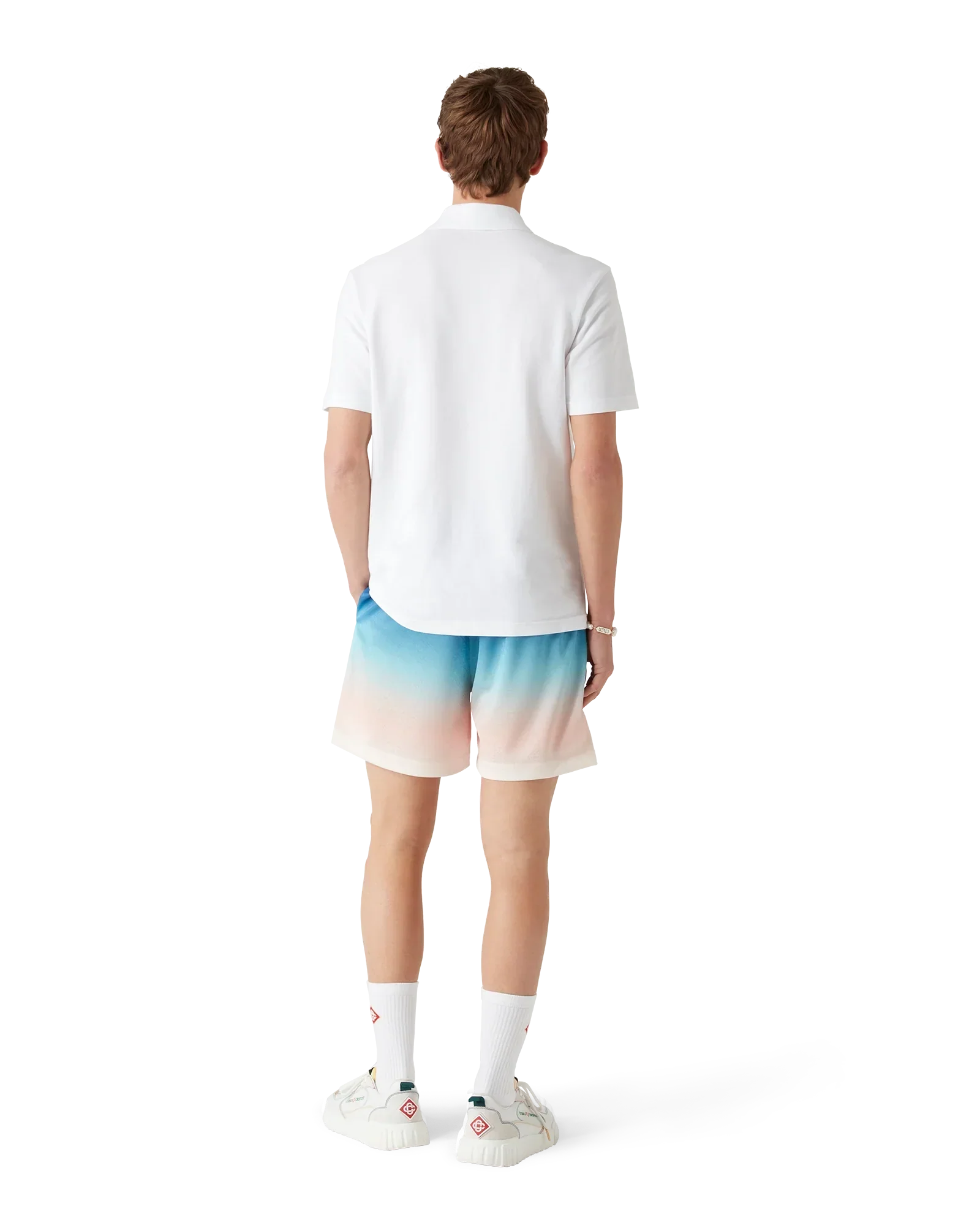 Gradient Football Shorts | Casablanca Paris | Image 3
