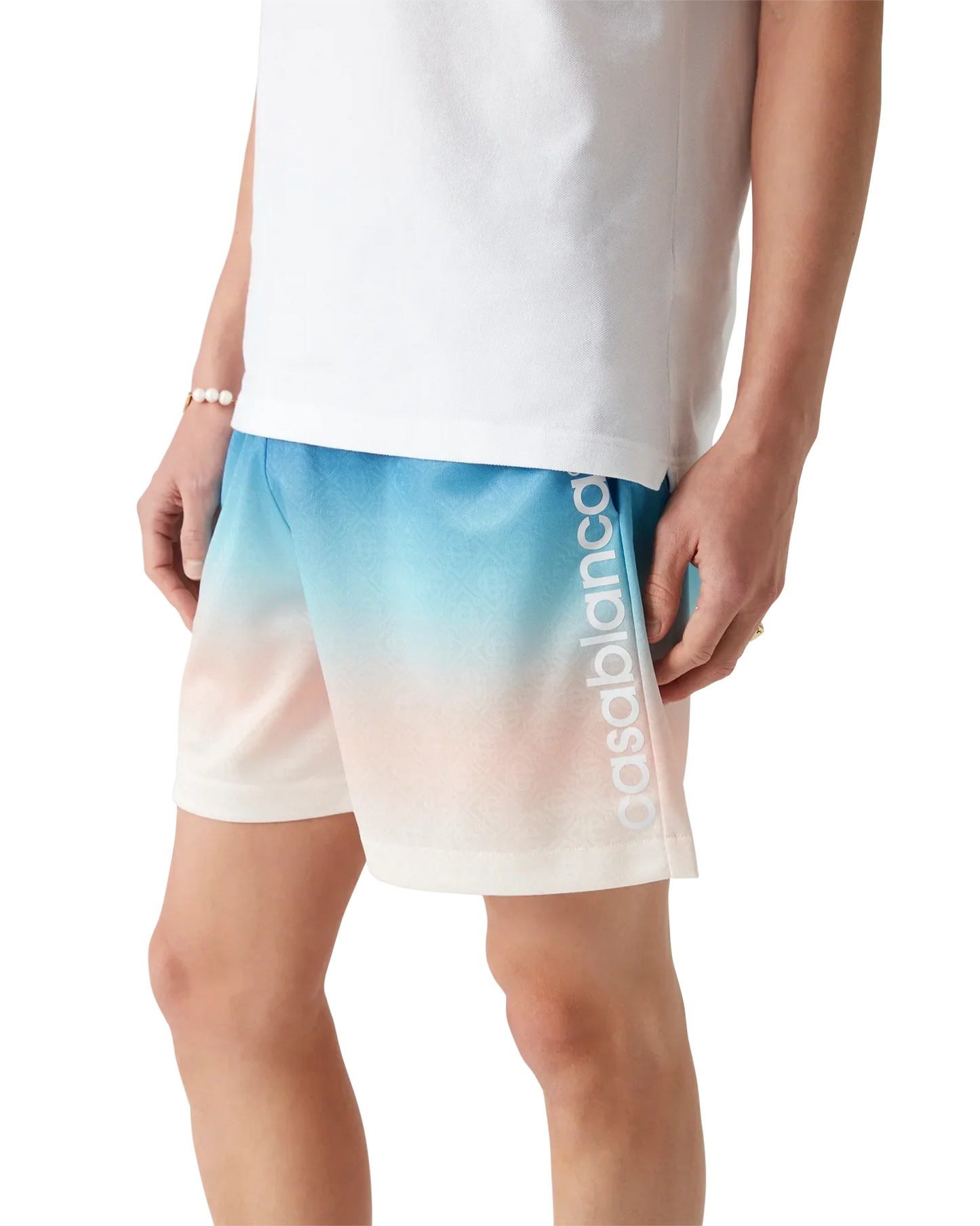 Gradient Football Shorts | Casablanca Paris | Image 4