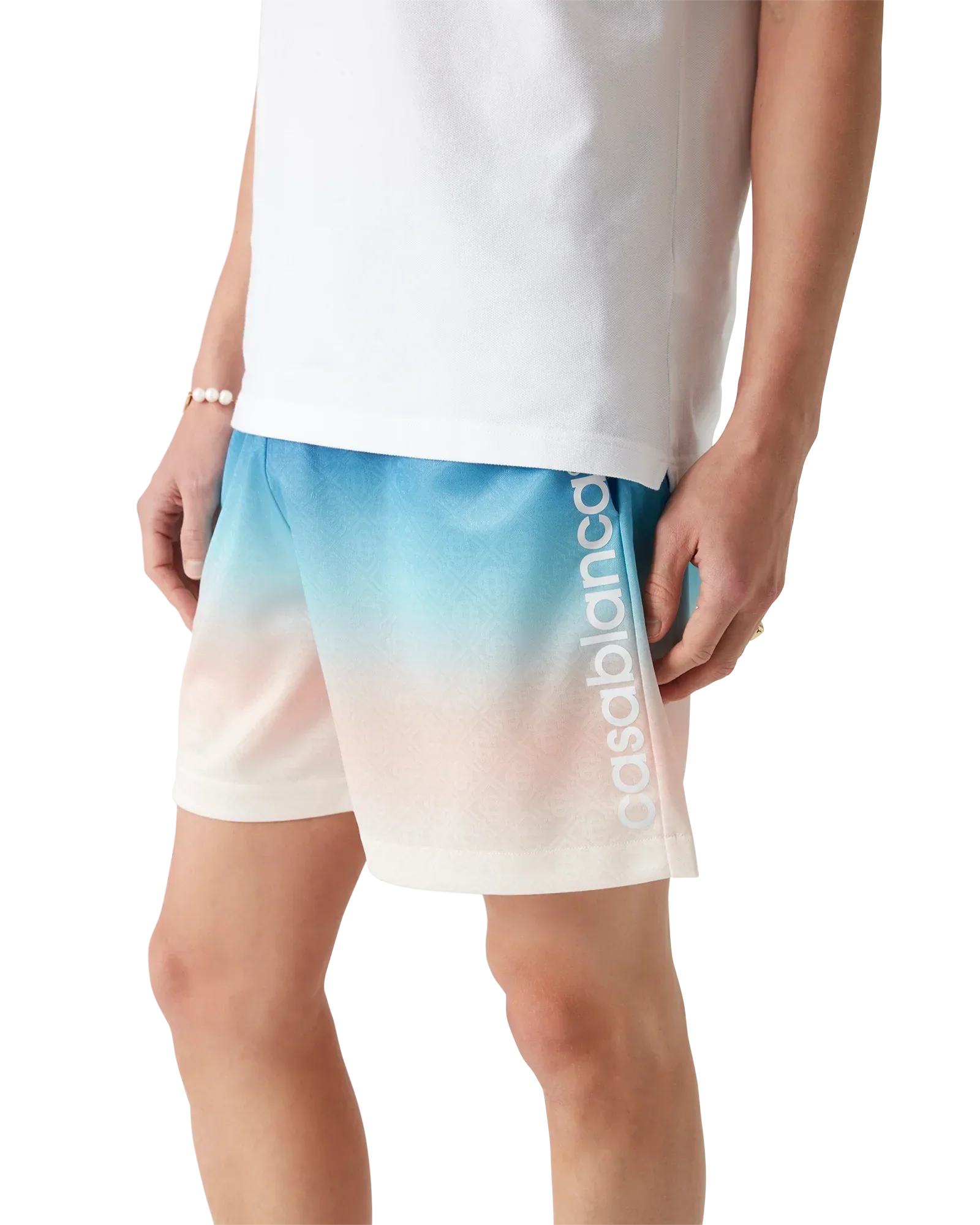 Gradient Football Shorts | Casablanca Paris | Image 4