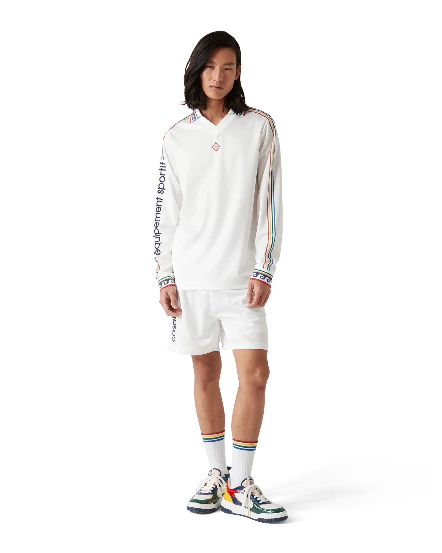 Jacquard Monogram Football Shorts | Casablanca Paris | Image 2