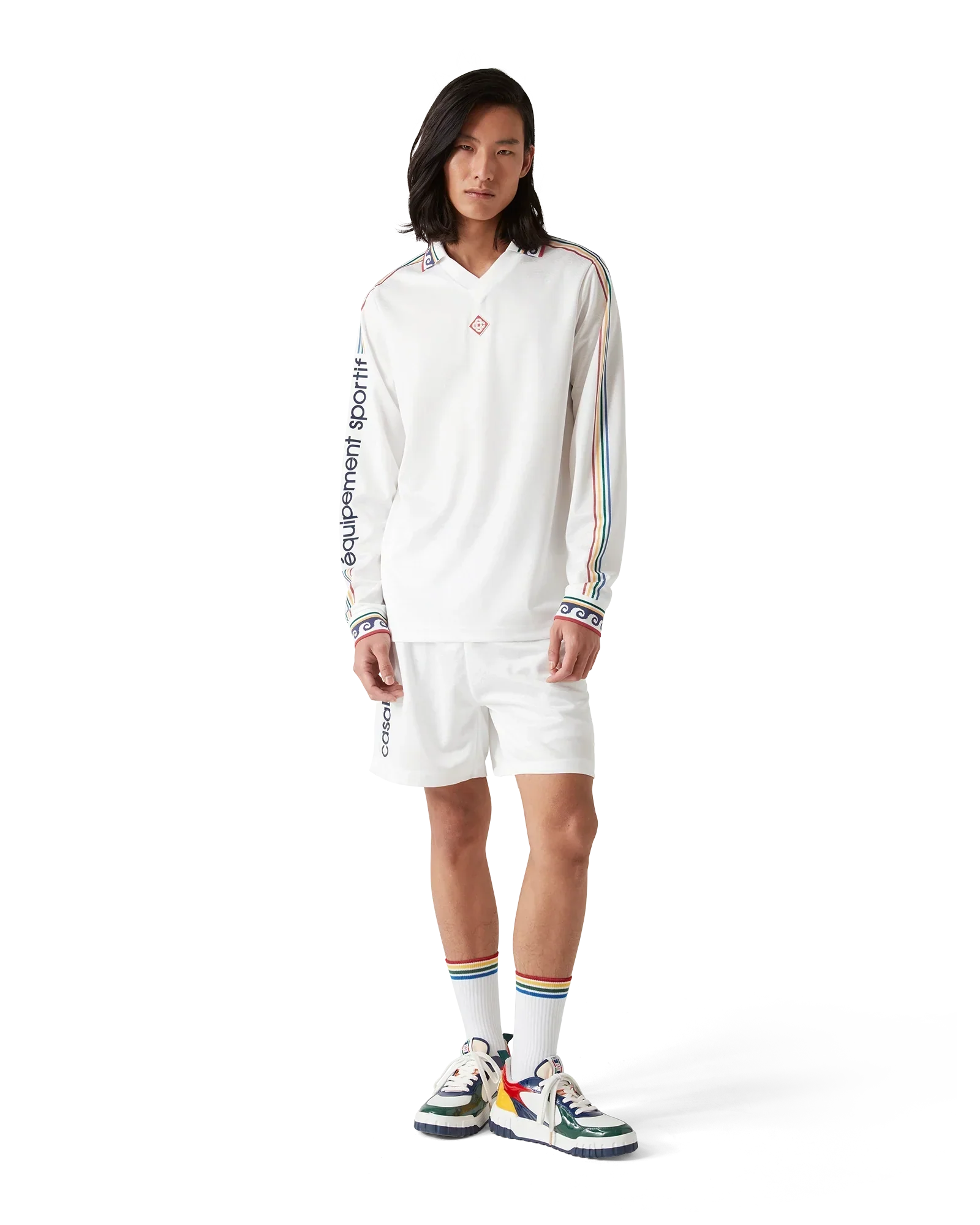 Jacquard Monogram Football Shorts | Casablanca Paris | Image 2