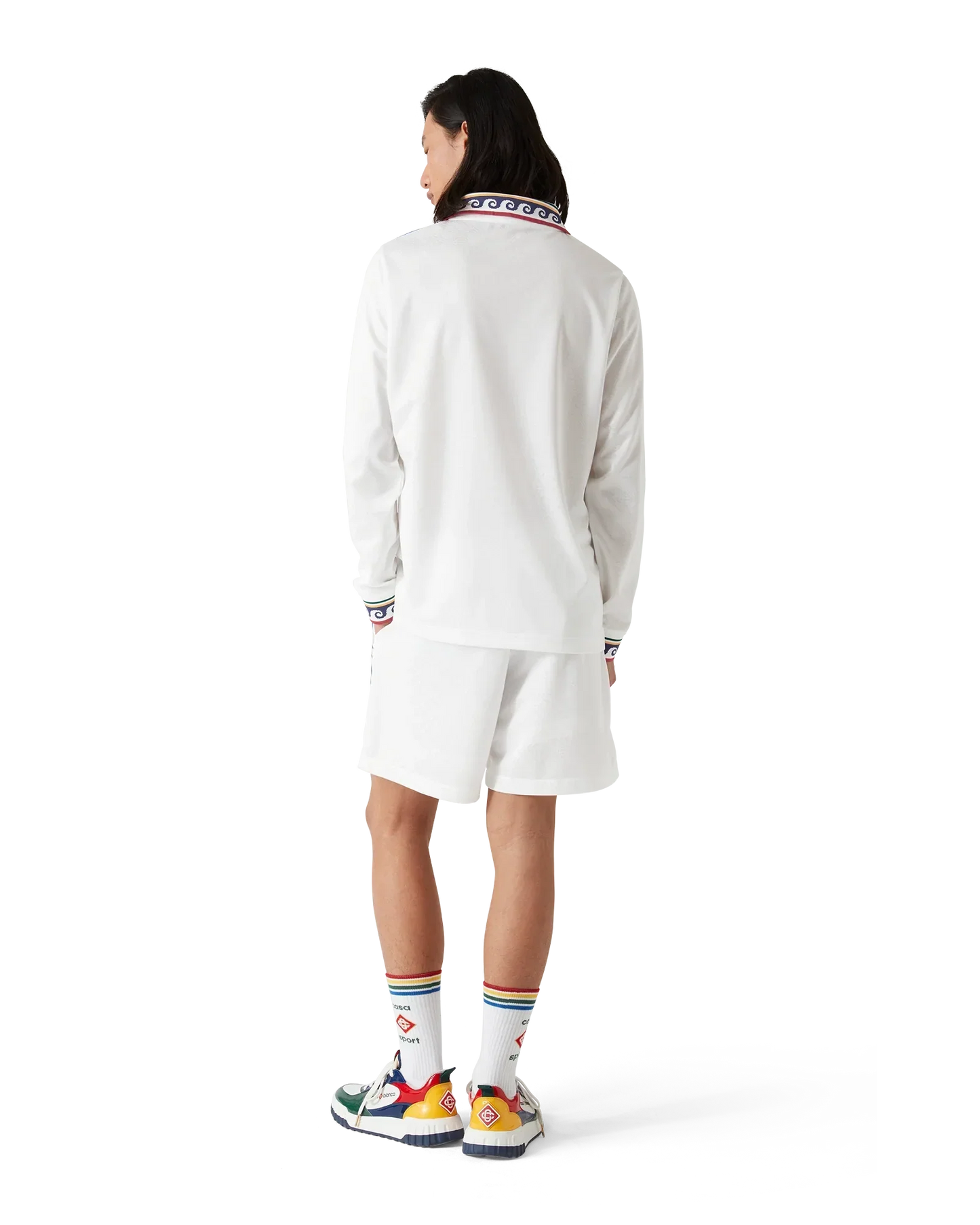 Jacquard Monogram Football Shorts | Casablanca Paris | Image 4