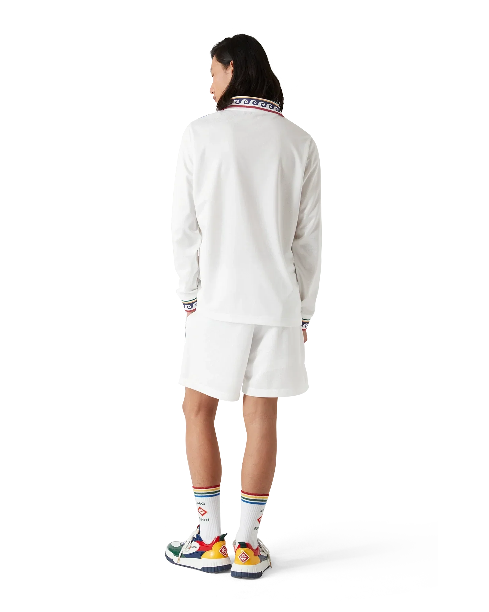 Jacquard Monogram Football Shorts | Casablanca Paris | Image 4