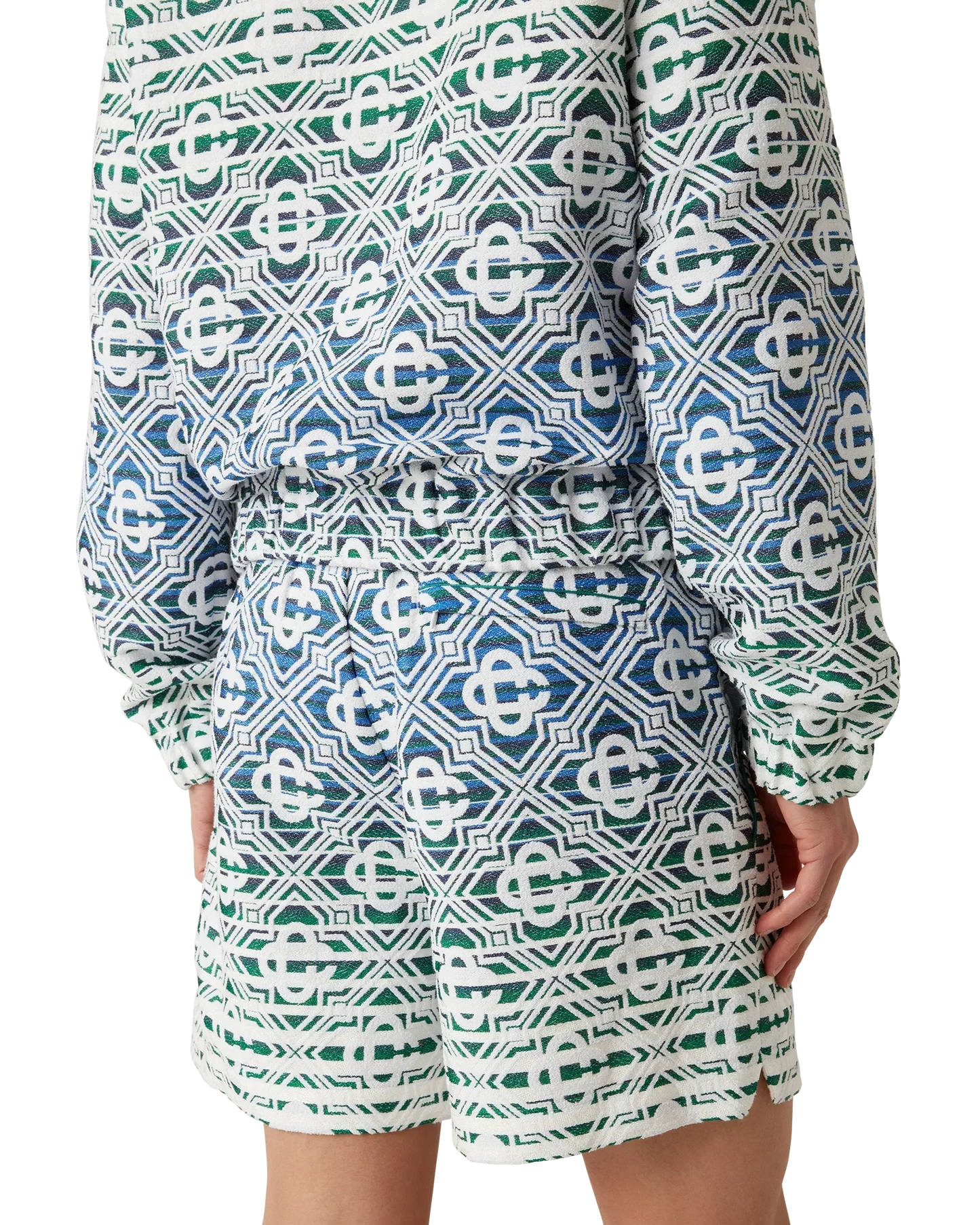 Monogram Gradient Towelling Shorts | Casablanca Paris | Image 5