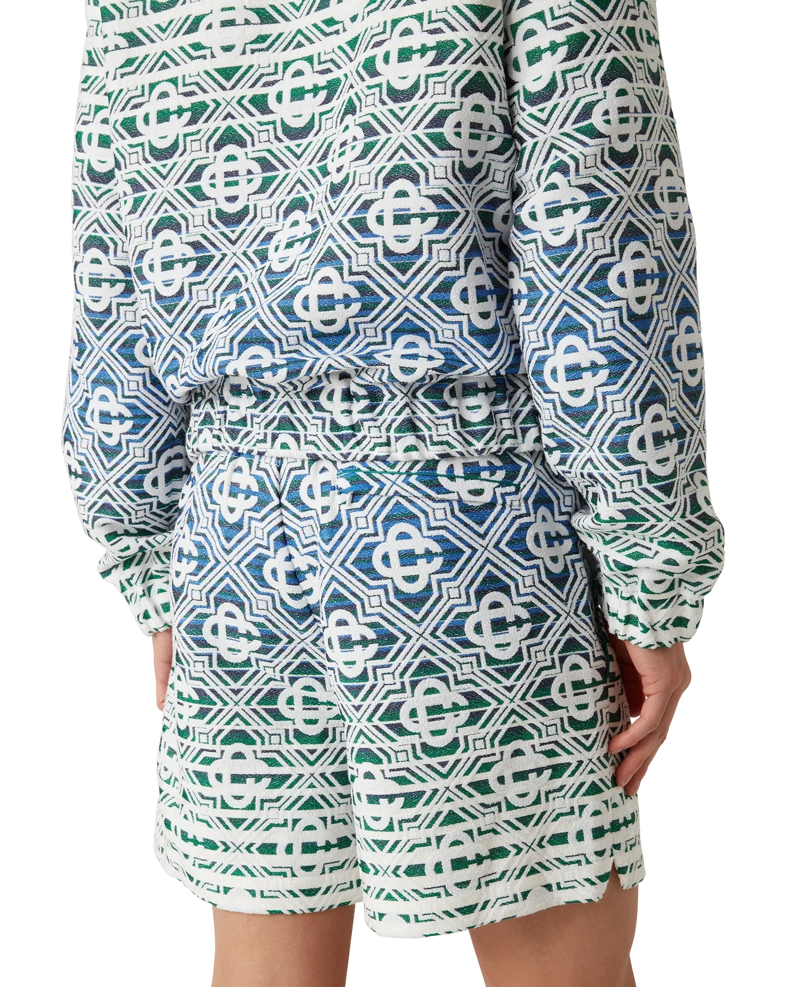 Monogram Gradient Towelling Shorts | Casablanca Paris | Image 5