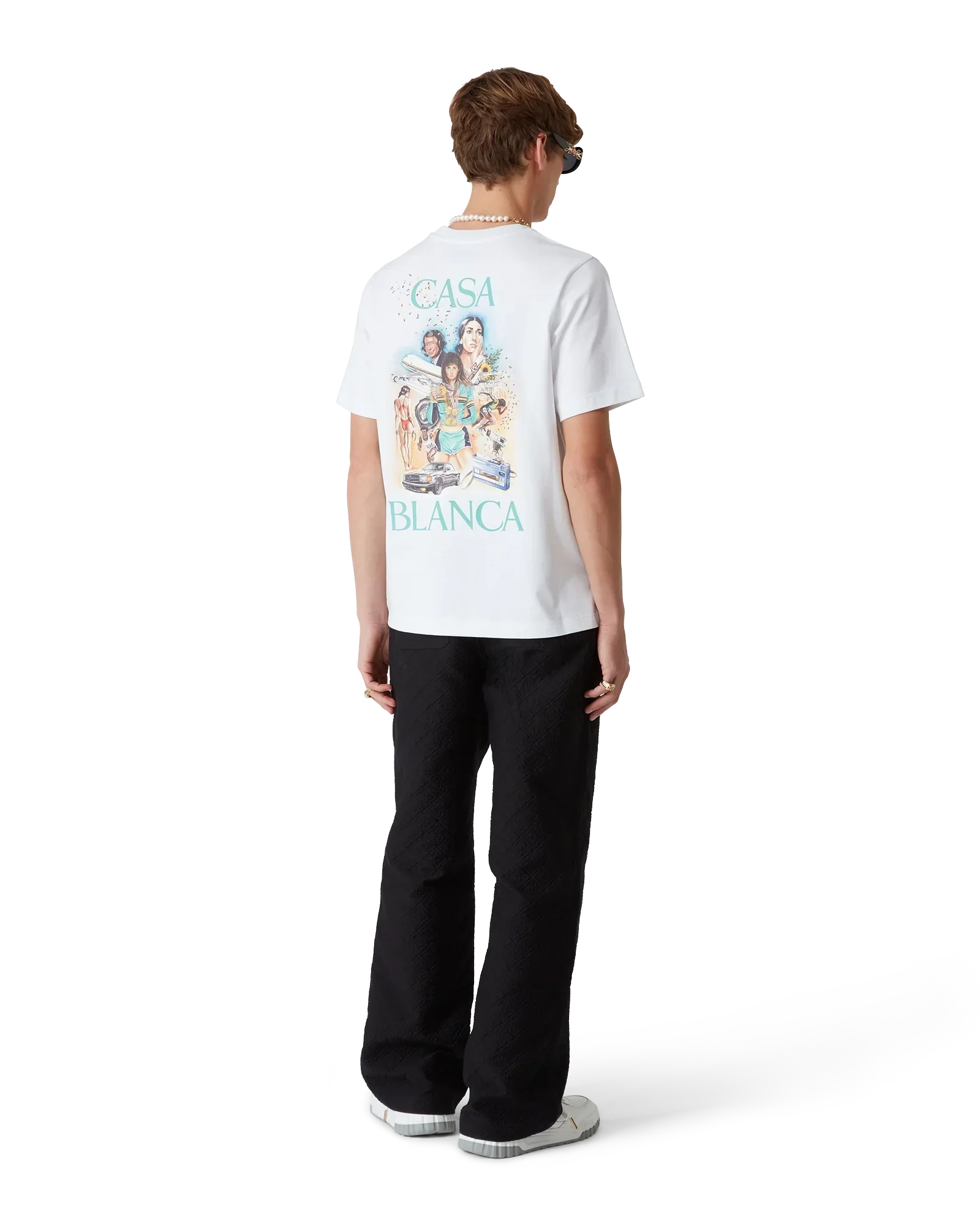 Celebration Du Sport Short Sleeve T-Shirt | Casablanca Paris | Image 3