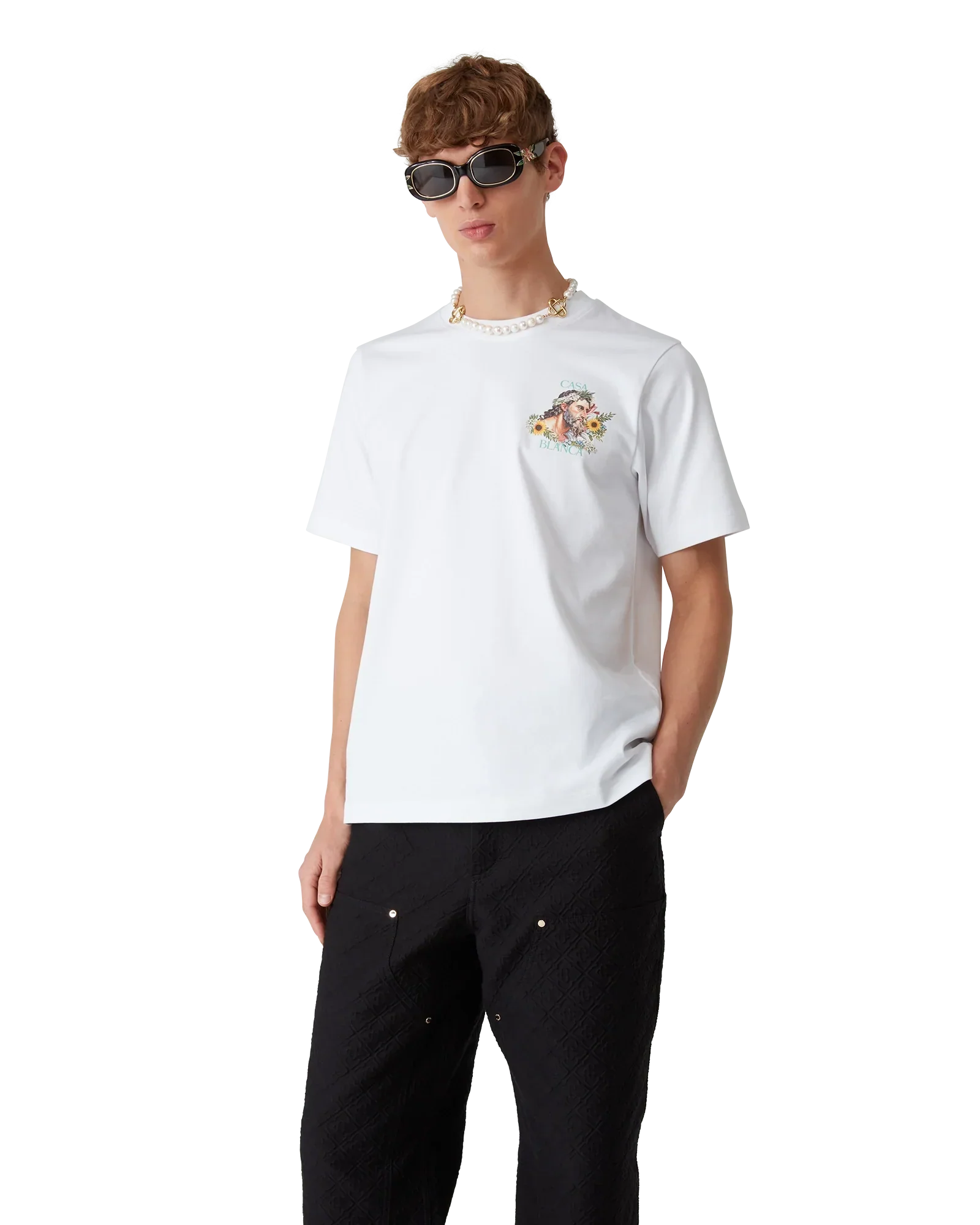 Celebration Du Sport Short Sleeve T-Shirt | Casablanca Paris | Image 5
