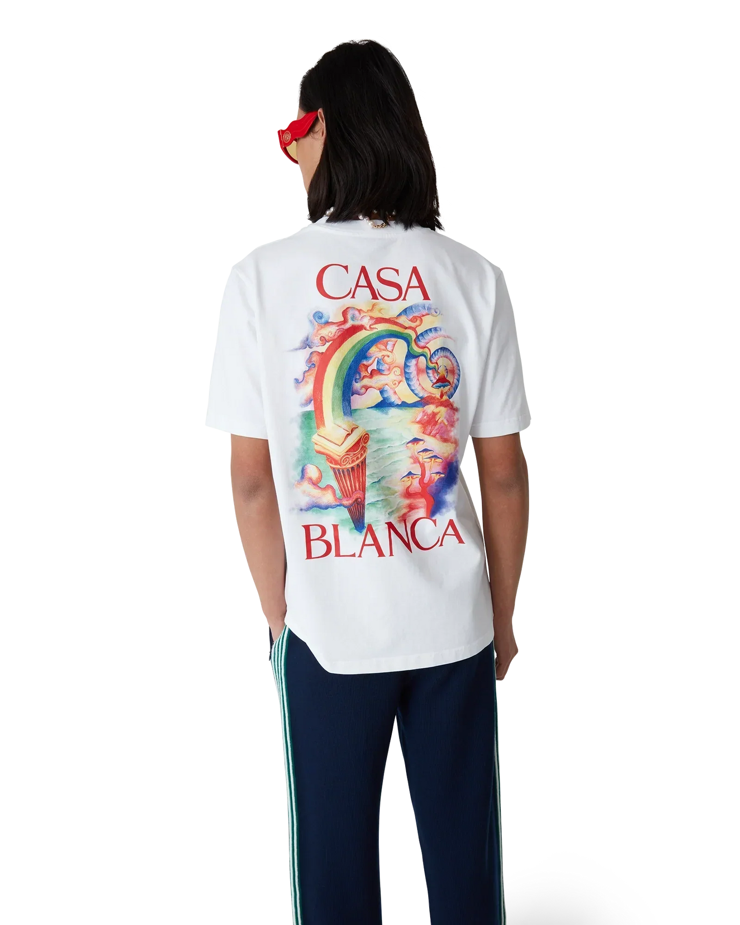 Nature's Teacher Short Sleeve T-Shirt | Casablanca Paris | Image 4