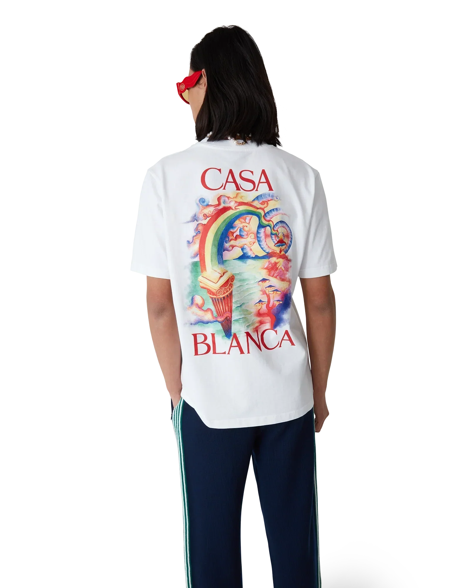 Nature's Teacher Short Sleeve T-Shirt | Casablanca Paris | Image 4