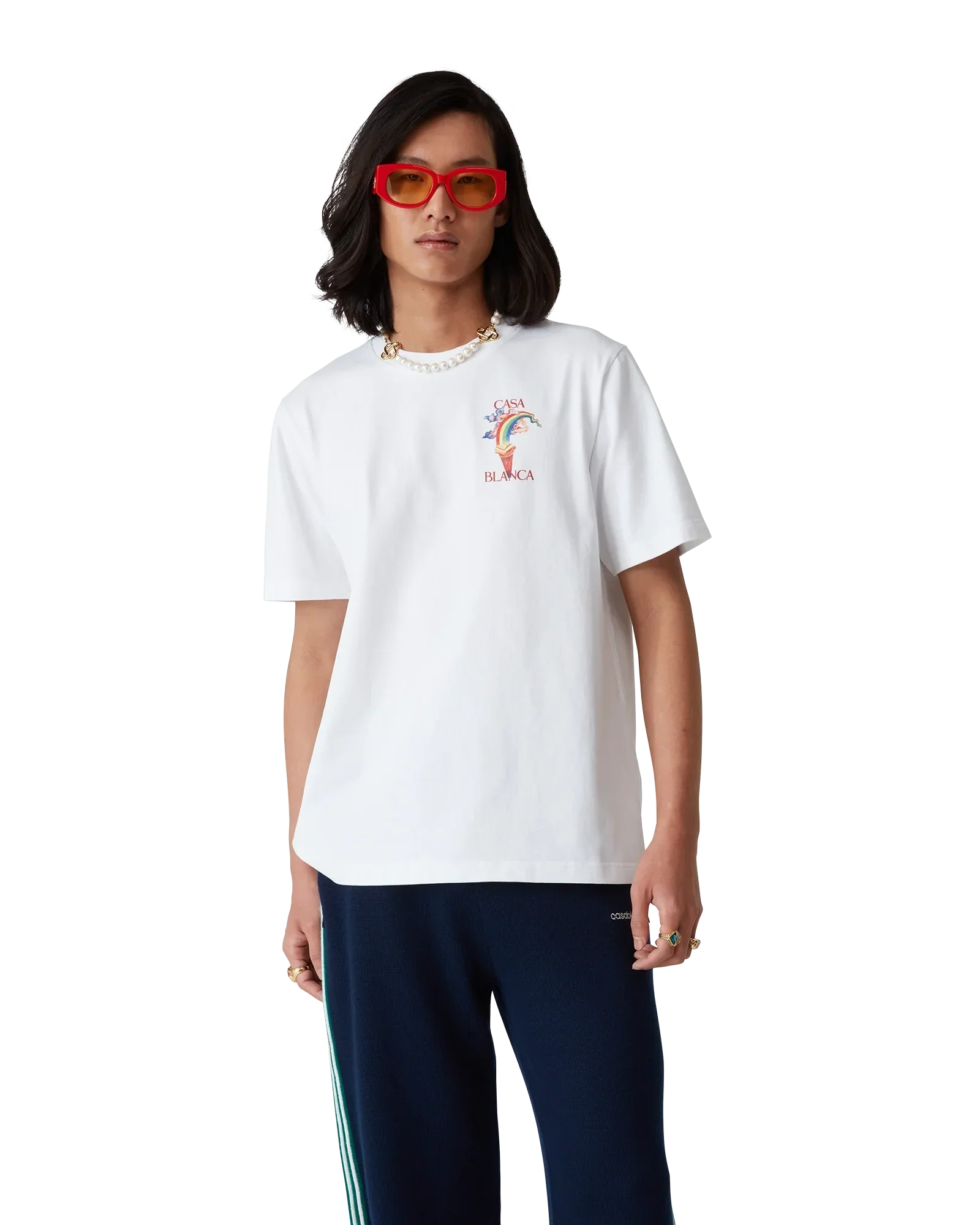 Nature's Teacher Short Sleeve T-Shirt | Casablanca Paris | Image 5