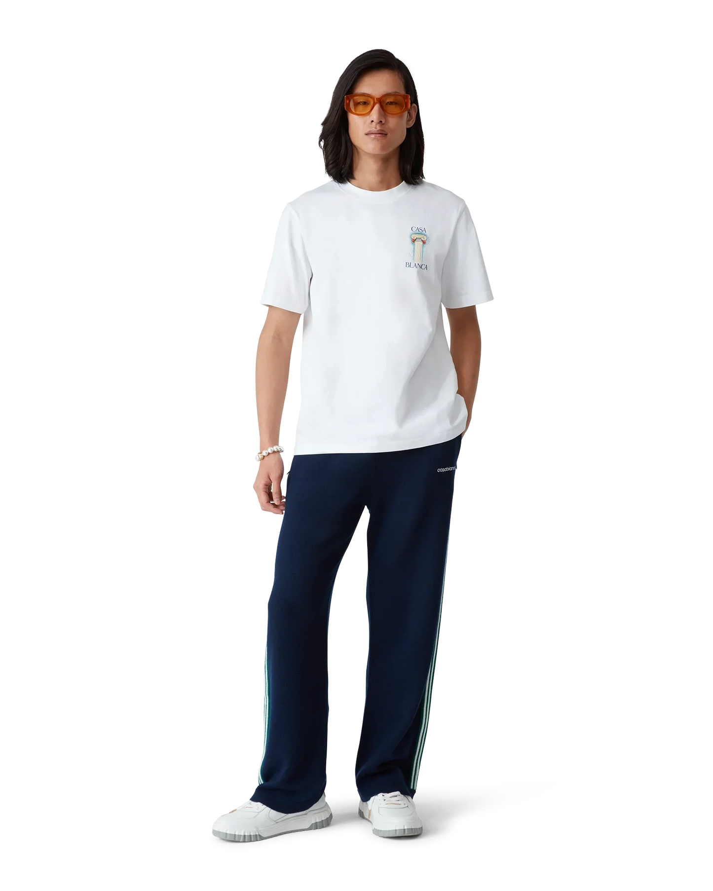 La Colonne Short Sleeve T-Shirt | Casablanca Paris | Image 2