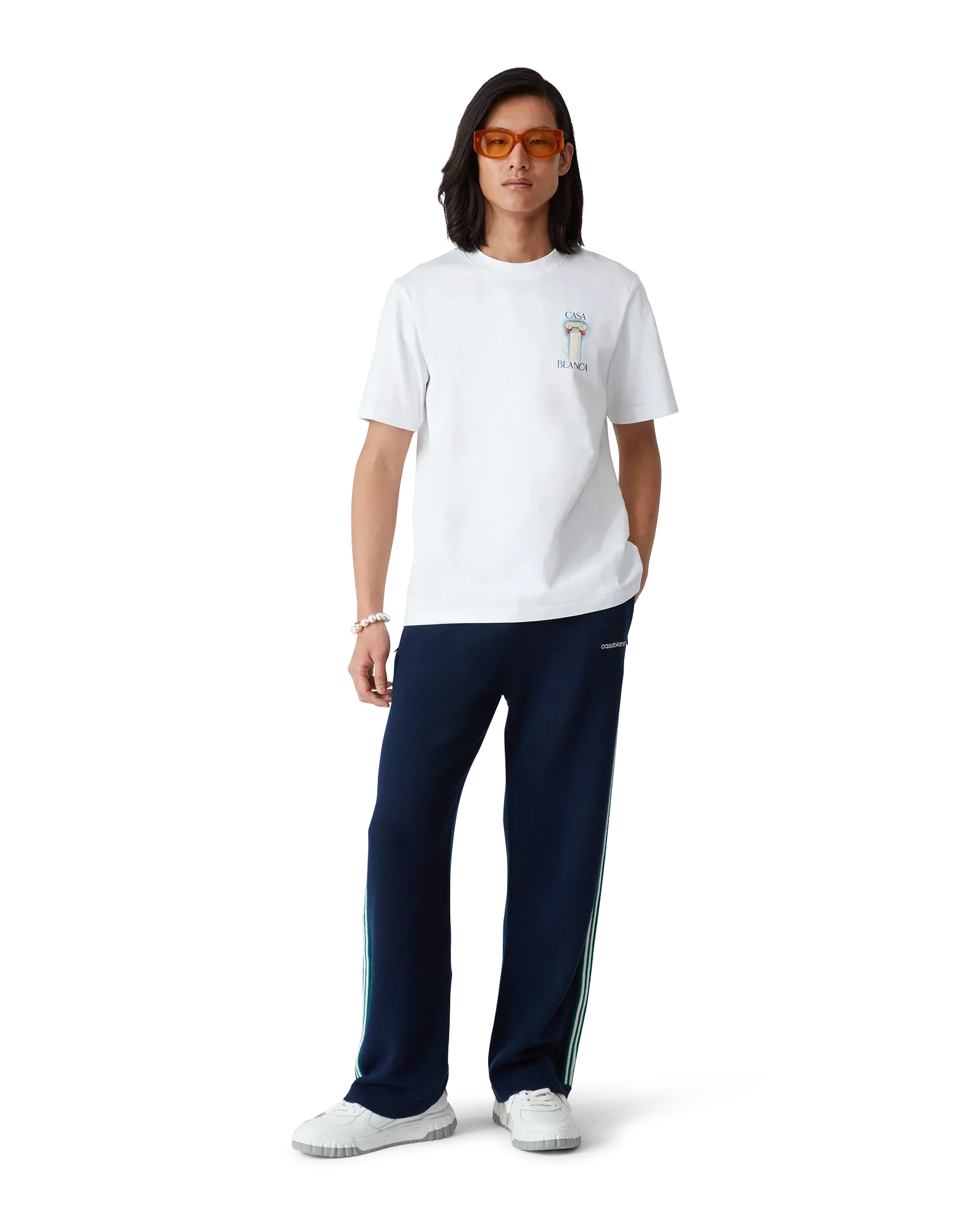 La Colonne Short Sleeve T-Shirt | Casablanca Paris | Image 2