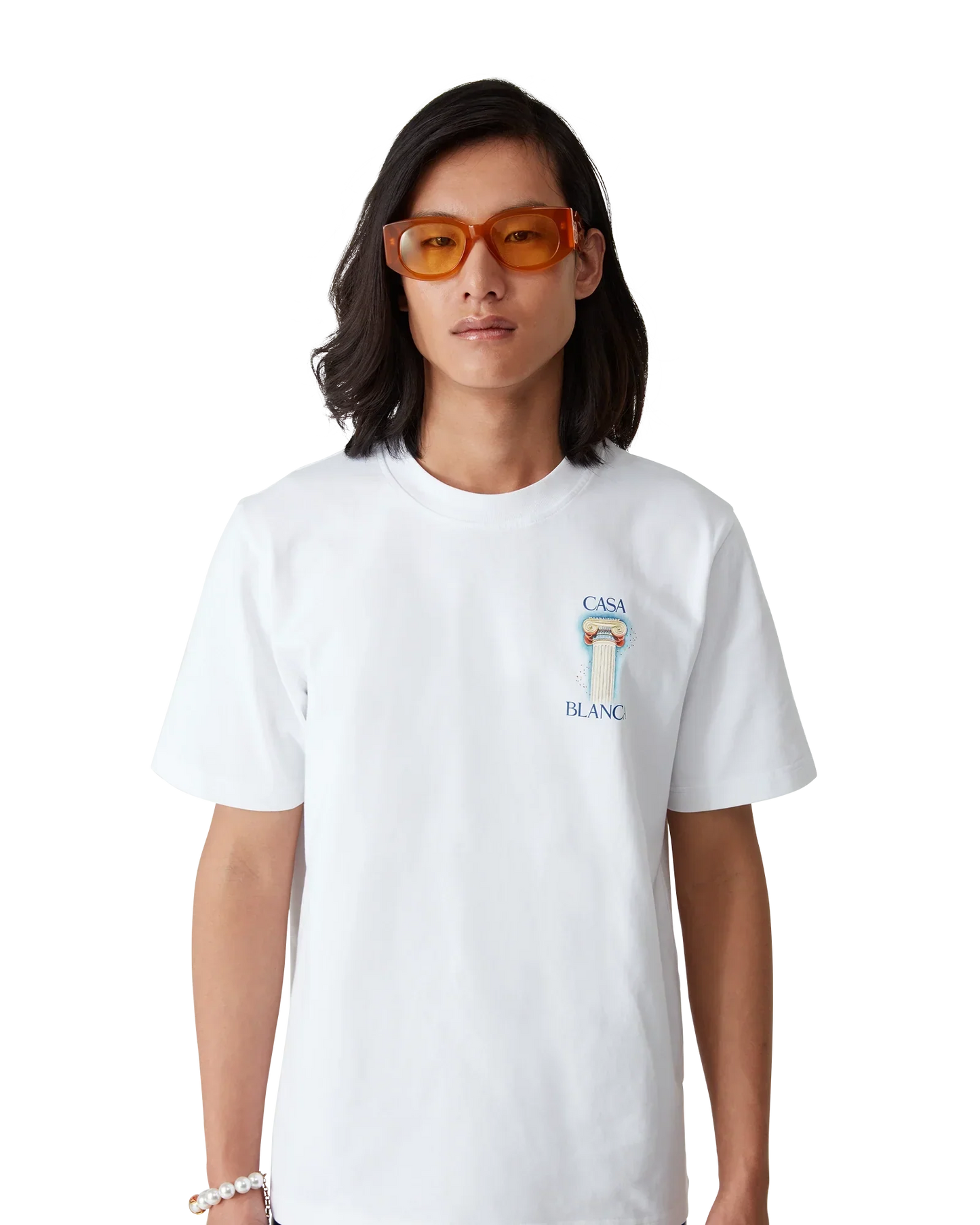 La Colonne Short Sleeve T-Shirt | Casablanca Paris | Image 4