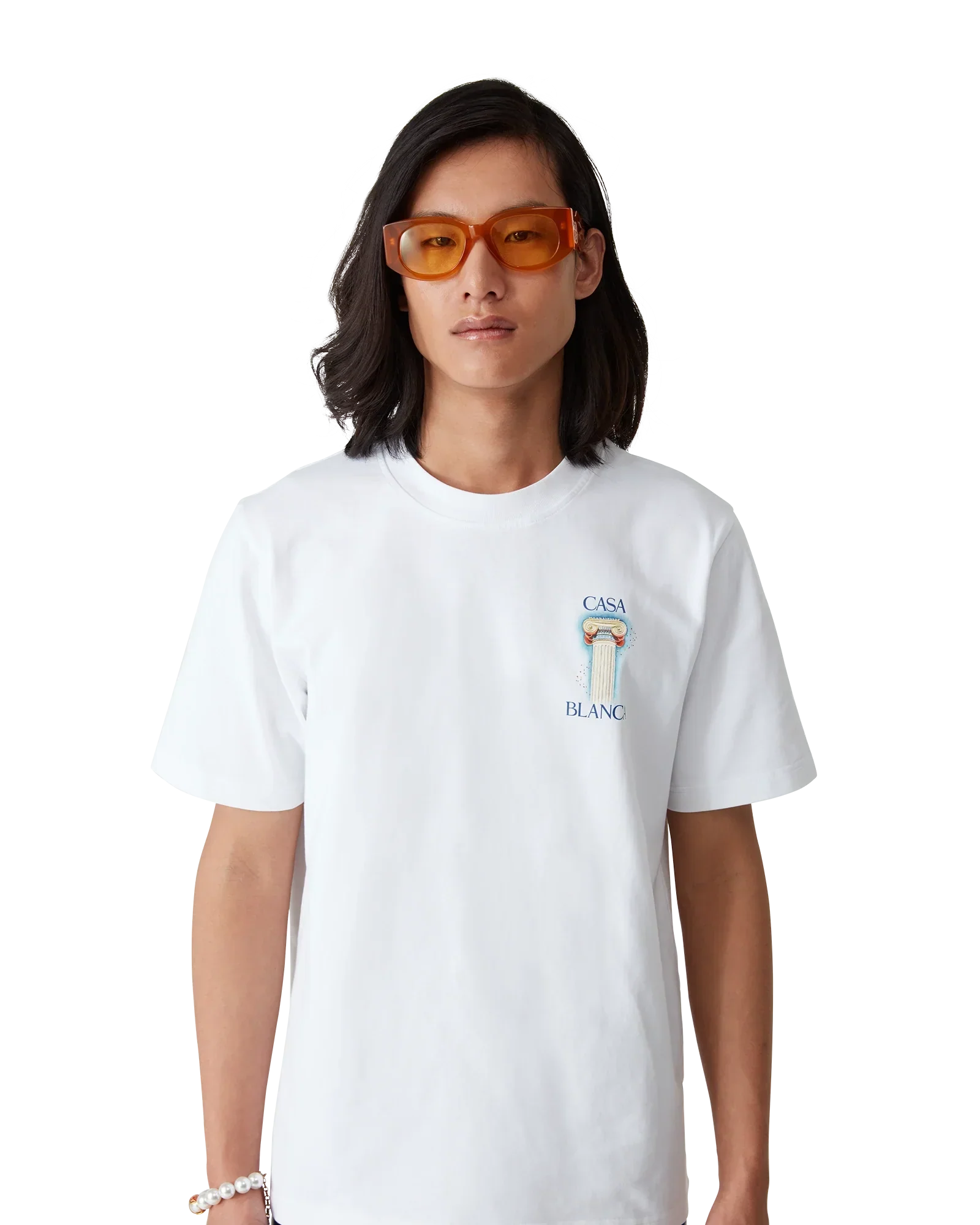 La Colonne Short Sleeve T-Shirt | Casablanca Paris | Image 4