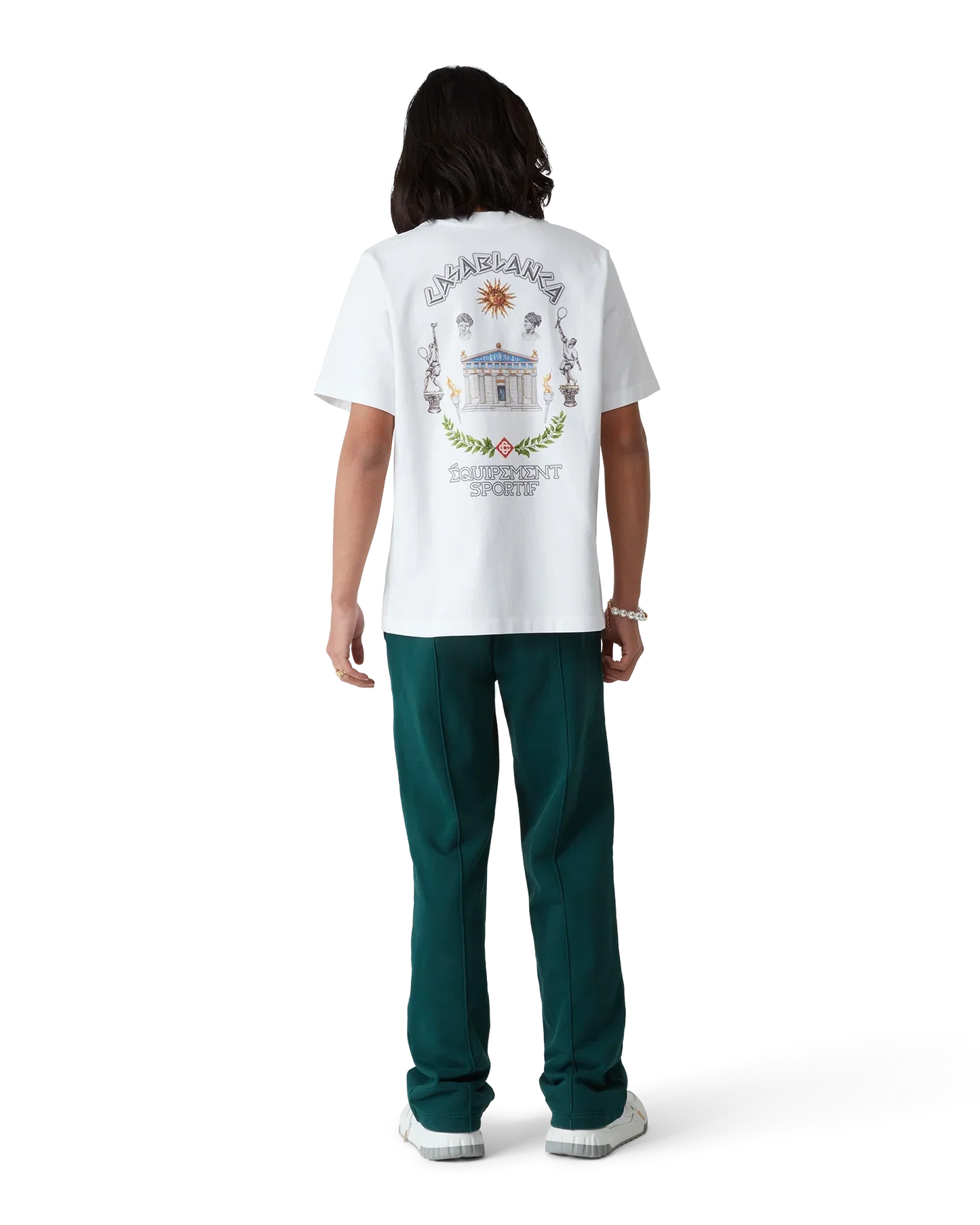 Le Temple Du Sport Short Sleeve T-Shirt | Casablanca Paris | Image 3