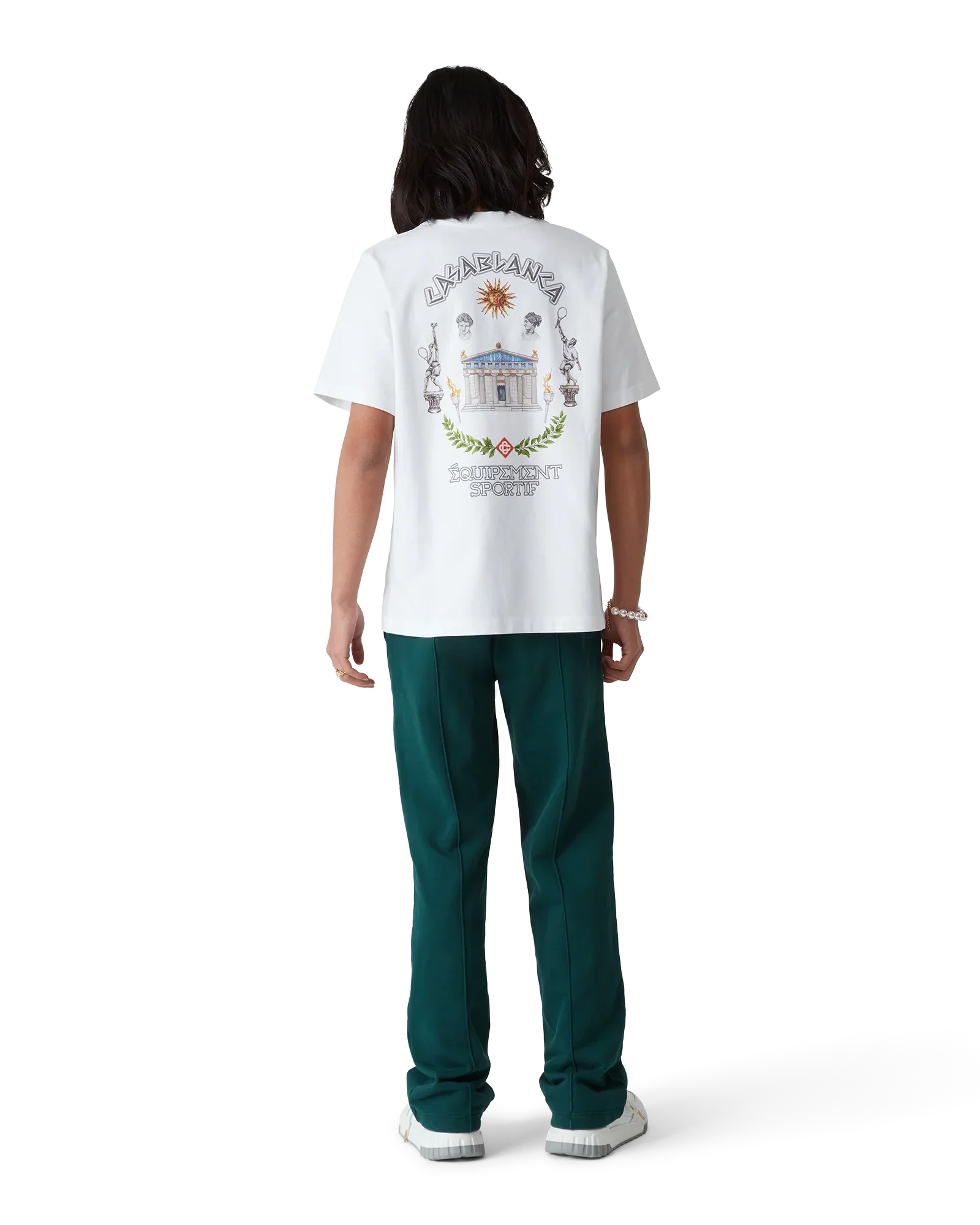 Le Temple Du Sport Short Sleeve T-Shirt | Casablanca Paris | Image 3