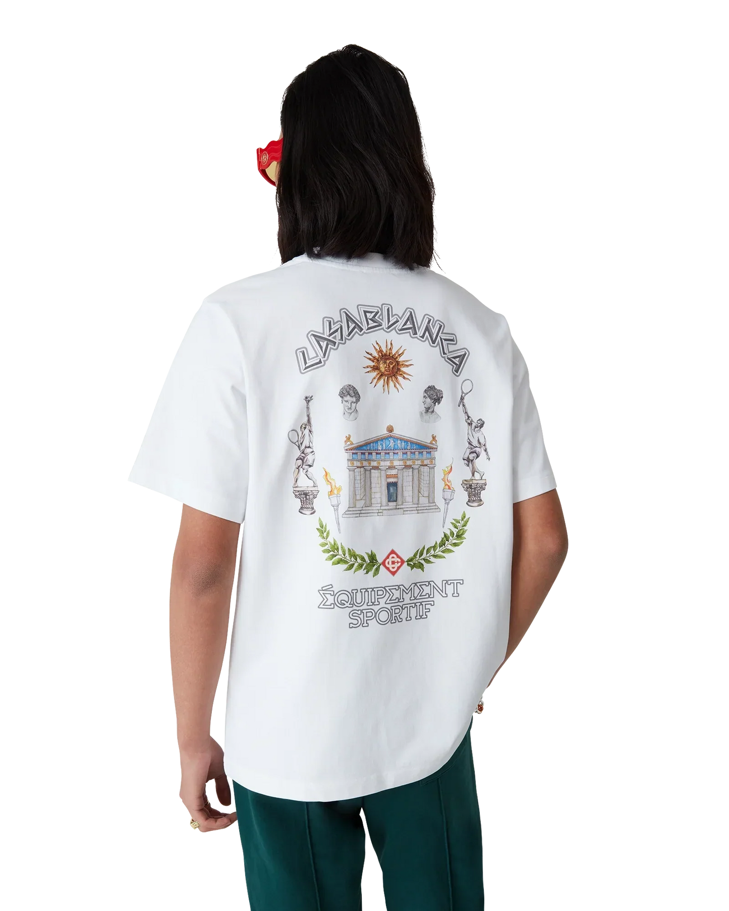 Le Temple Du Sport Short Sleeve T-Shirt | Casablanca Paris | Image 4