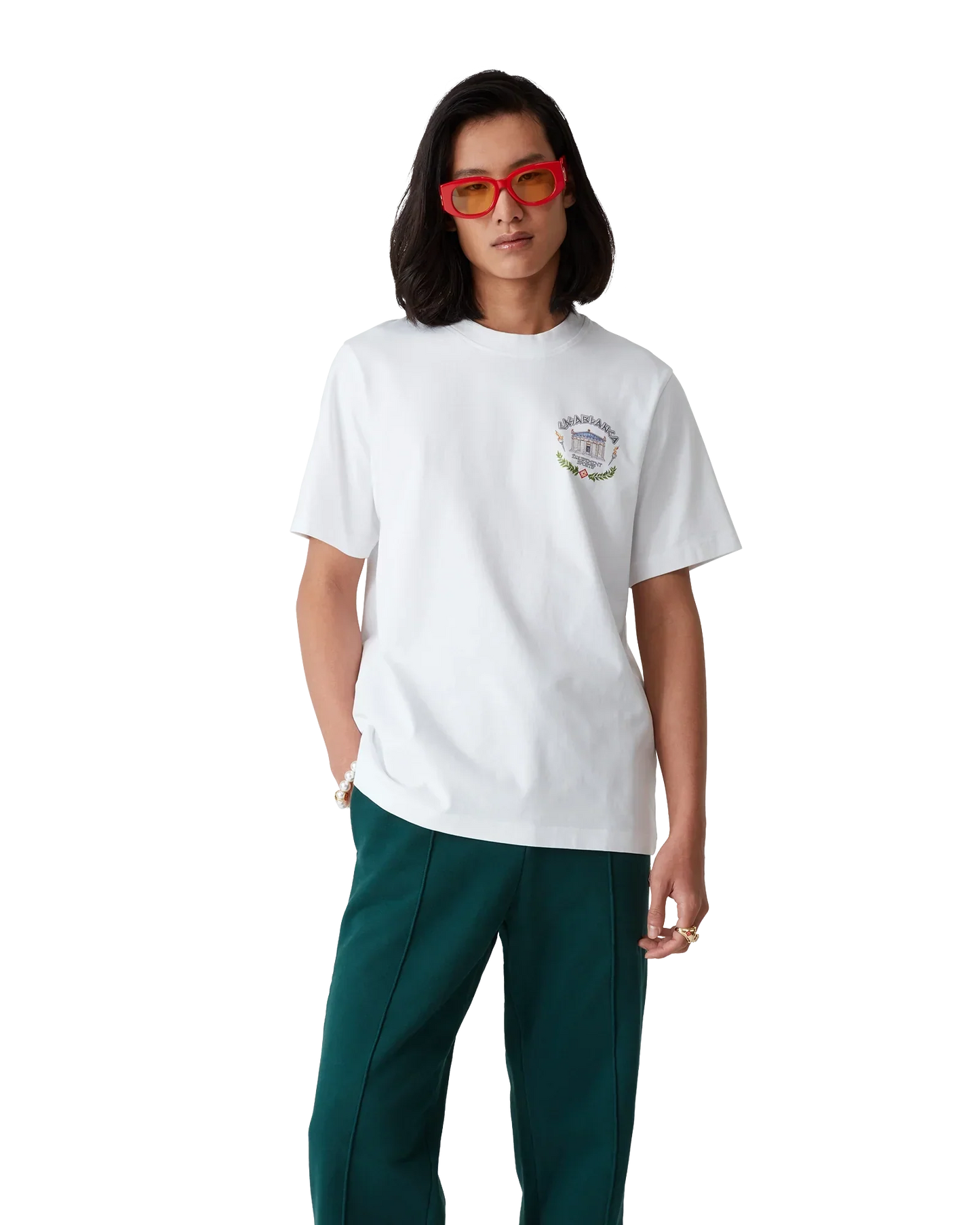 Le Temple Du Sport Short Sleeve T-Shirt | Casablanca Paris | Image 5
