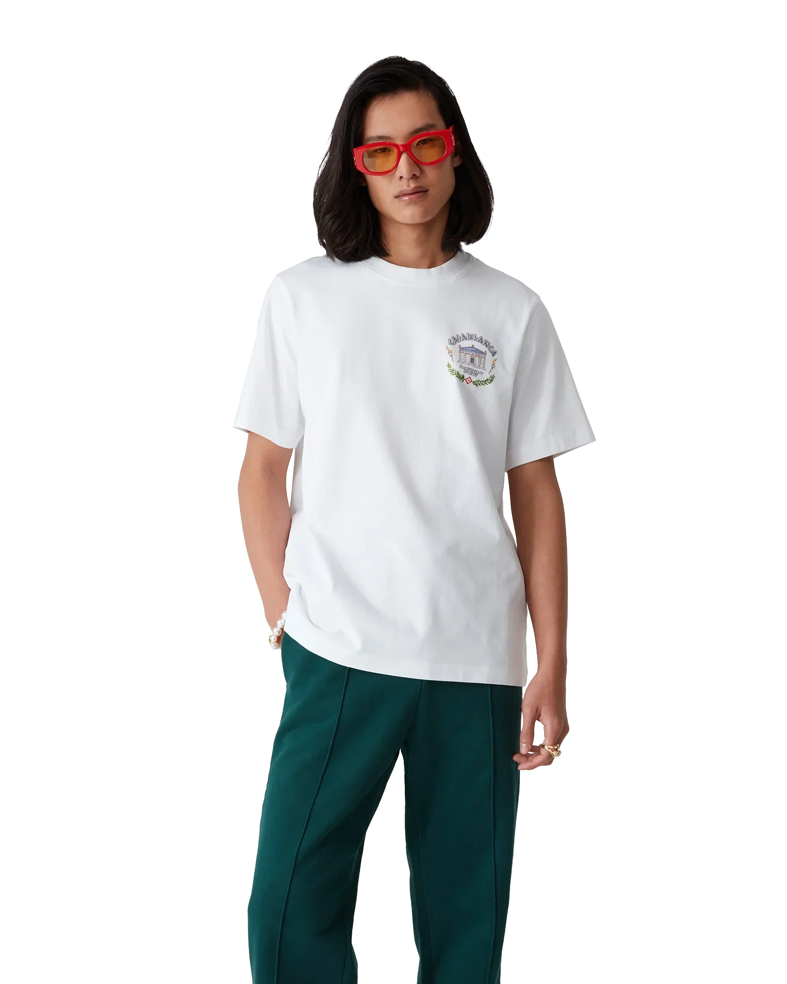Le Temple Du Sport Short Sleeve T-Shirt | Casablanca Paris | Image 5