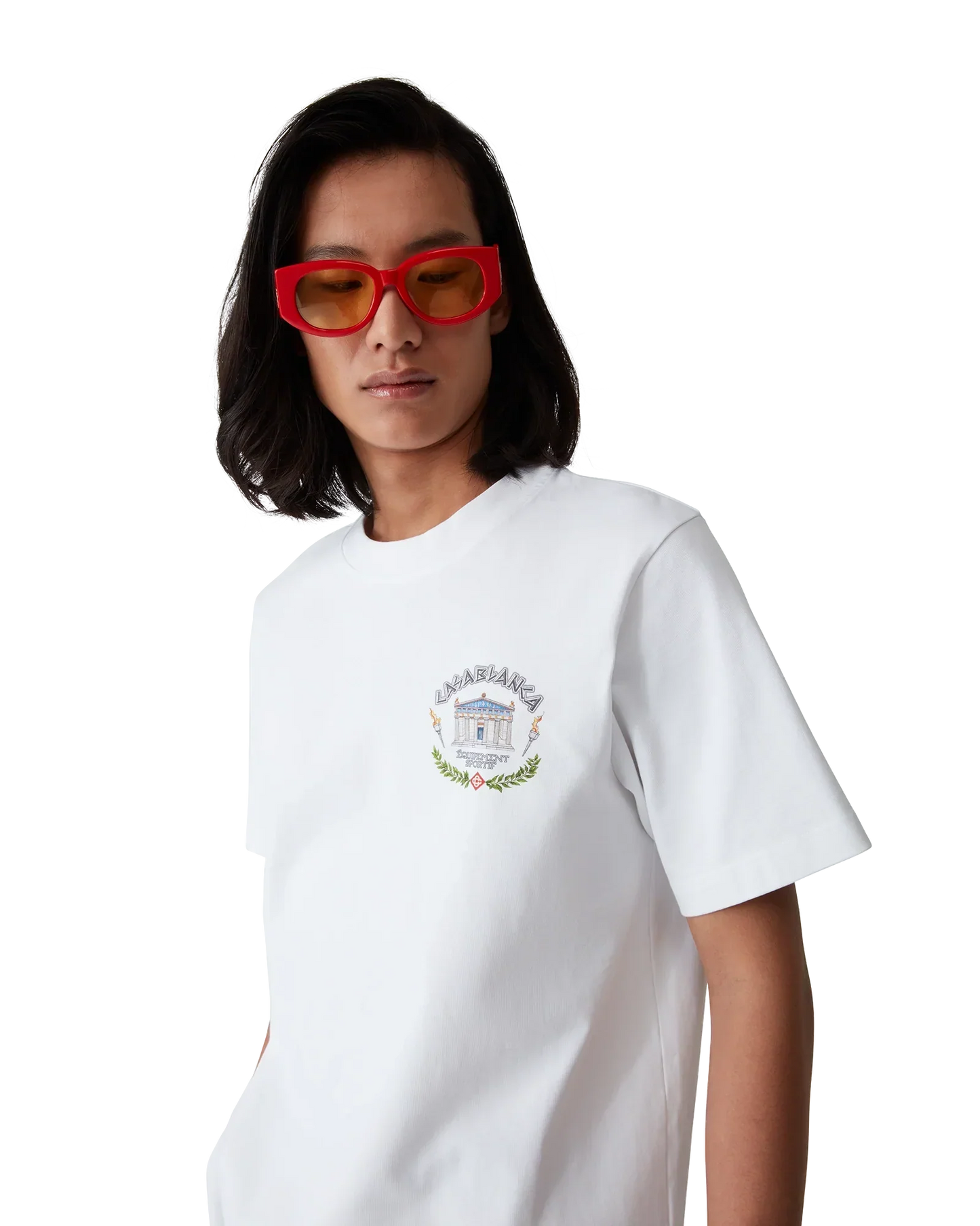Le Temple Du Sport Short Sleeve T-Shirt | Casablanca Paris | Image 6
