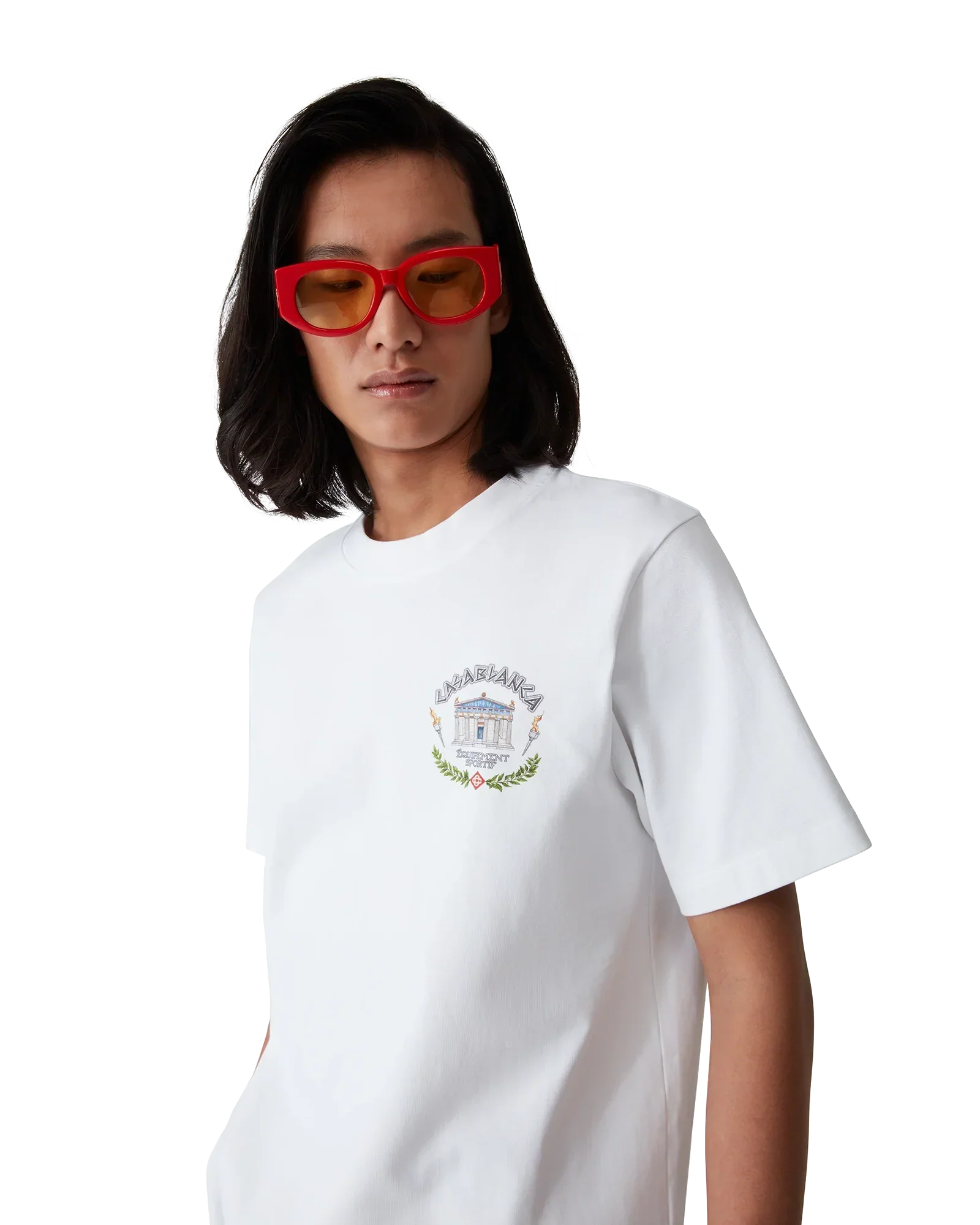 Le Temple Du Sport Short Sleeve T-Shirt | Casablanca Paris | Image 6