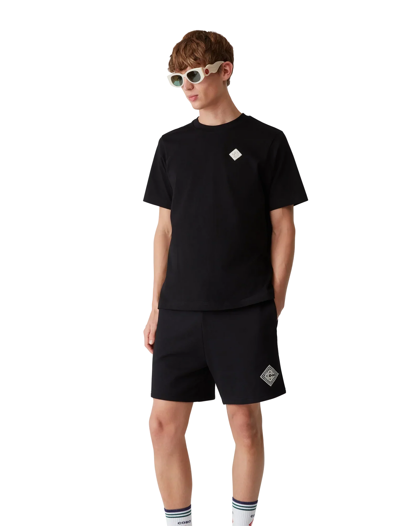 Pearl Diamond Sweatshorts | Casablanca Paris | Image 4