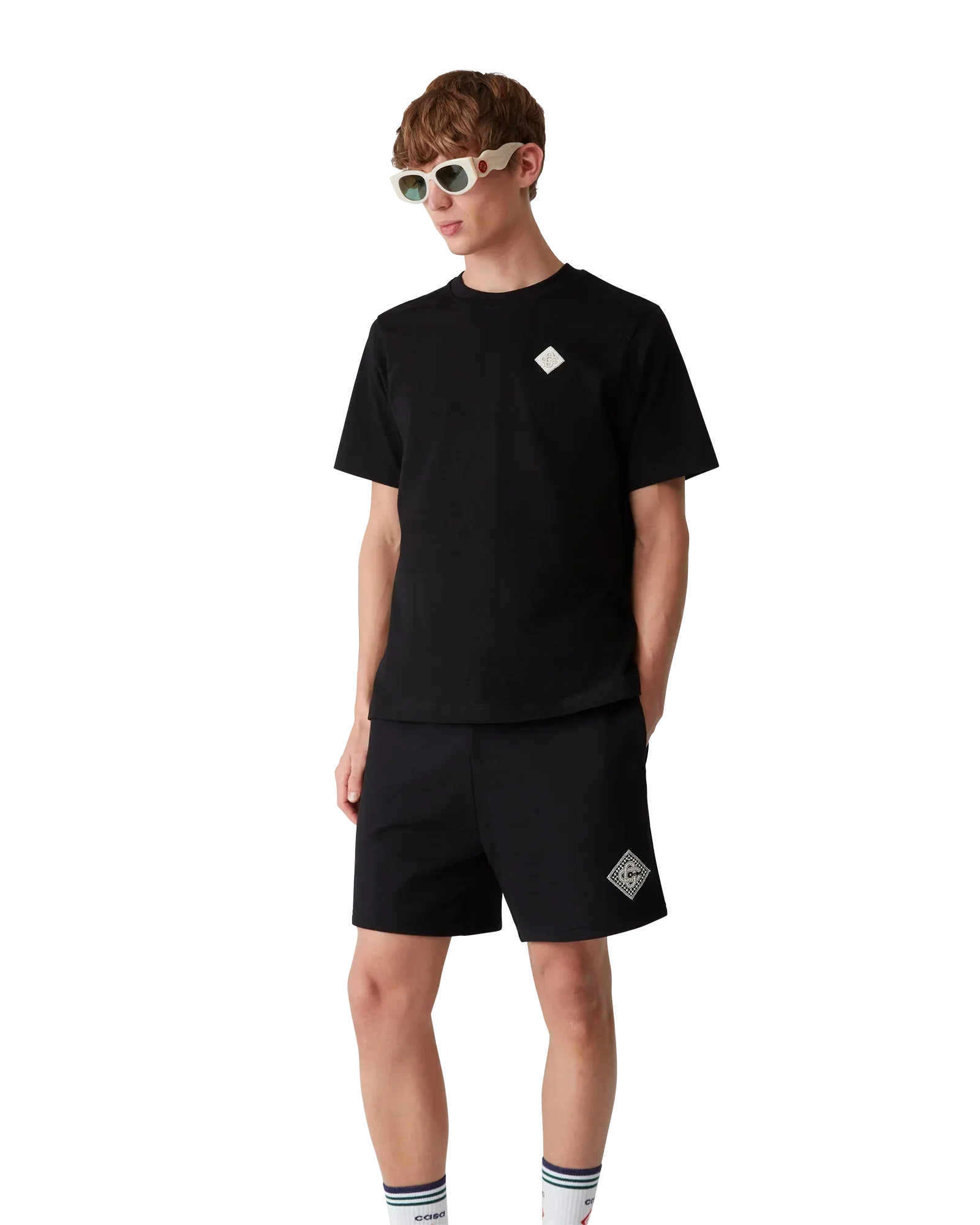Pearl Diamond Sweatshorts | Casablanca Paris | Image 4