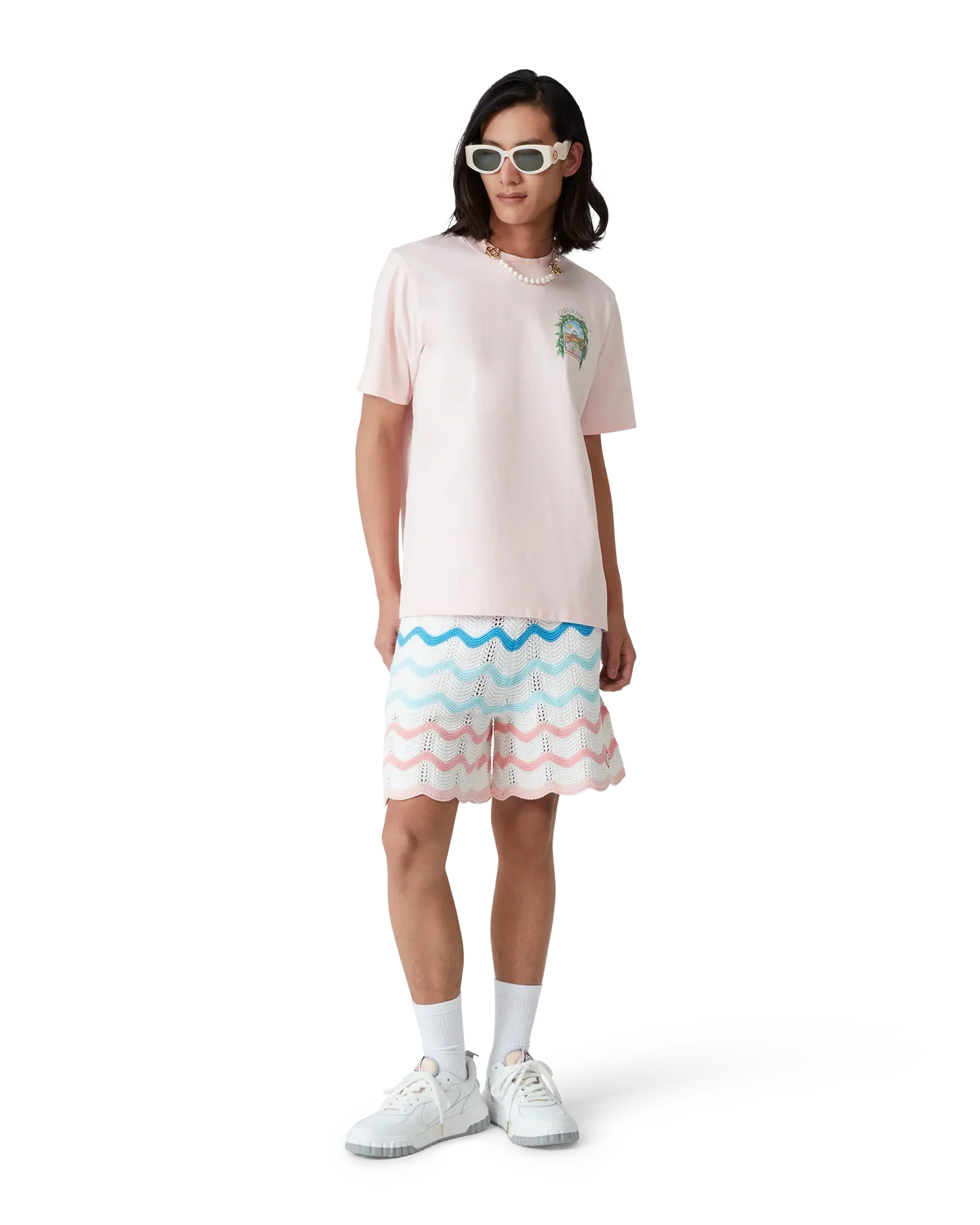 L'Arche De Tennis Short Sleeve T-Shirt | Casablanca Paris | Image 2